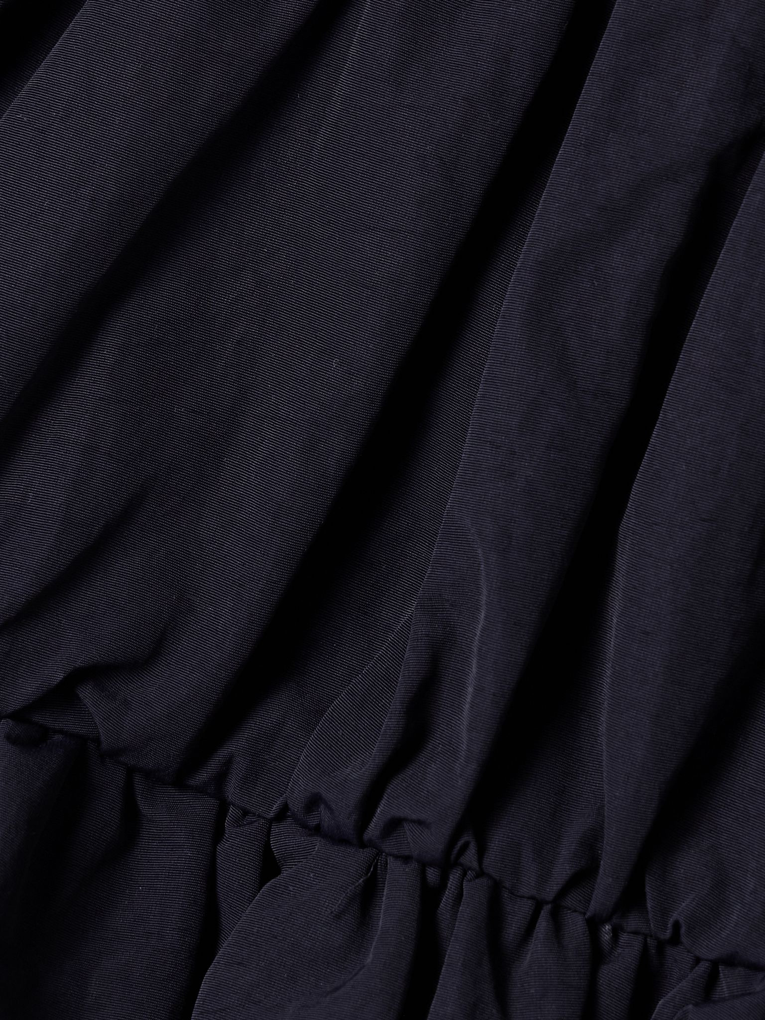 Mirian tiered gathered faille mini skirt Navy - 5