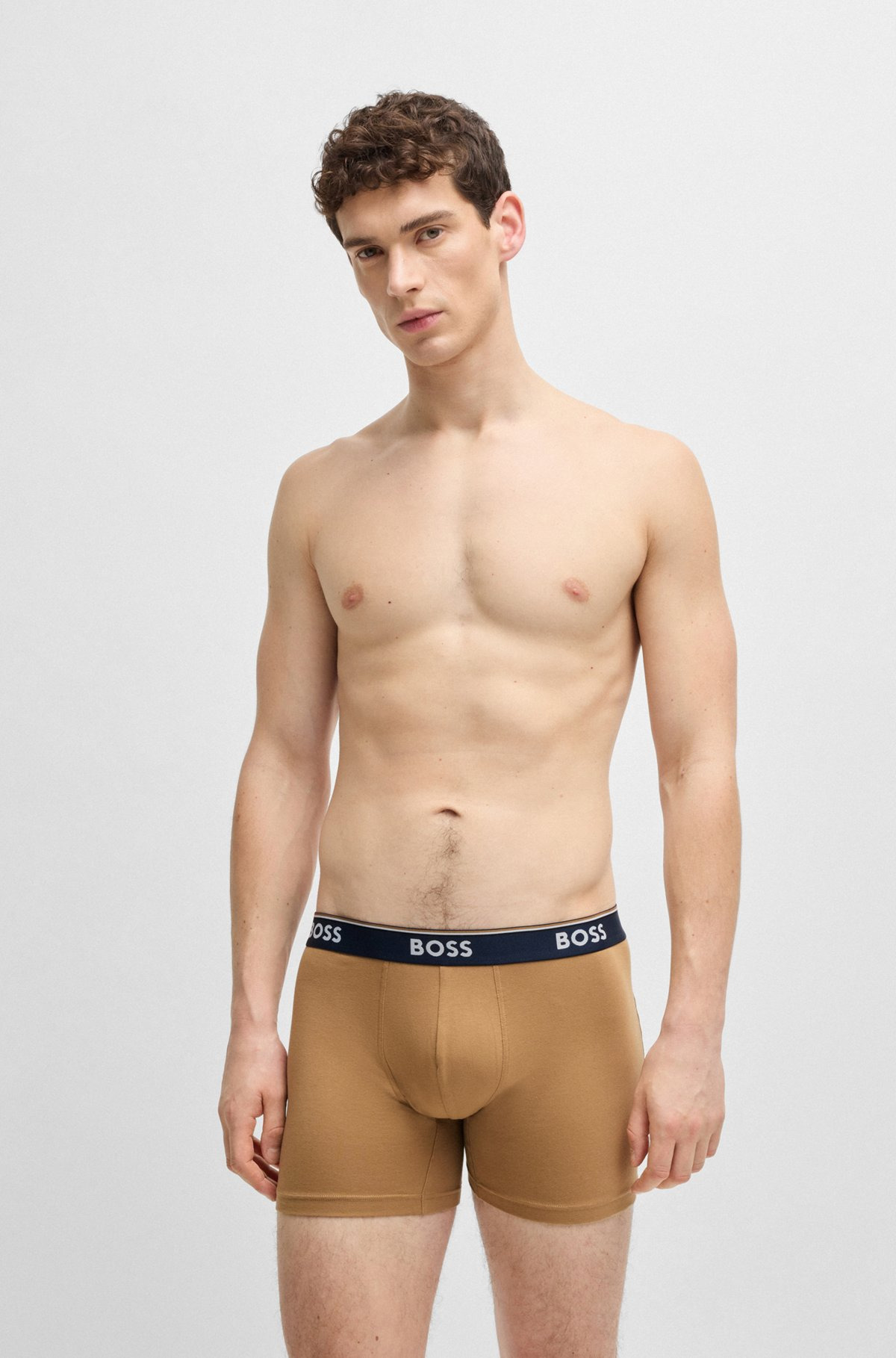 THREE-PACK OF STRETCH COTTON BOXER BRIEFS - 7