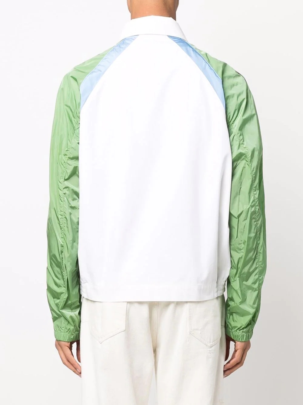 logo-tape bomber jacket - 4