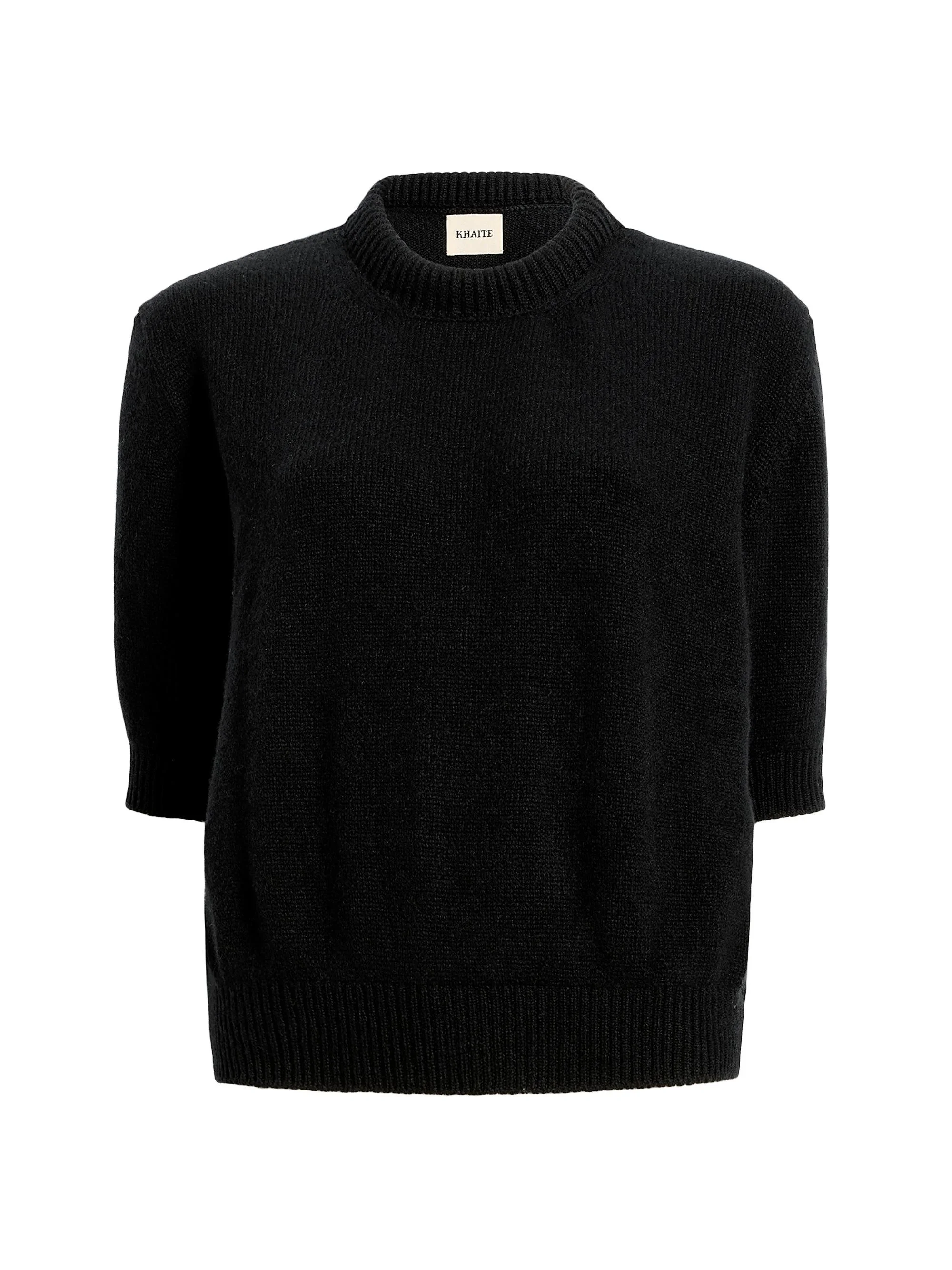 Women's Davin Cashmere Sweater - Black - 1