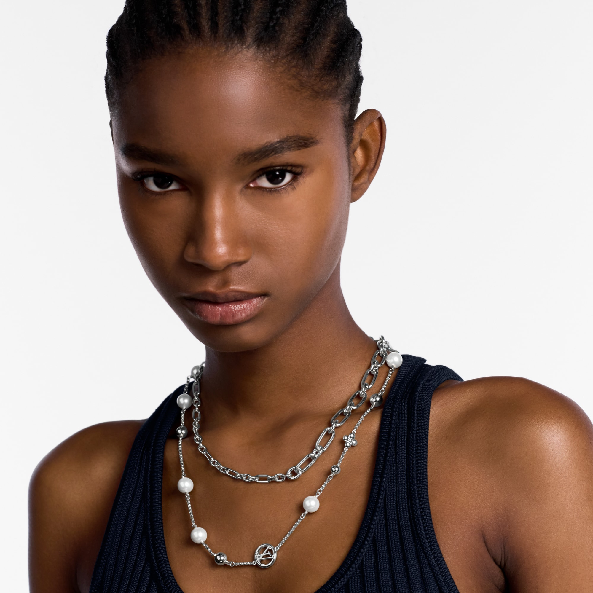 LV Mix Chains Necklace - 3