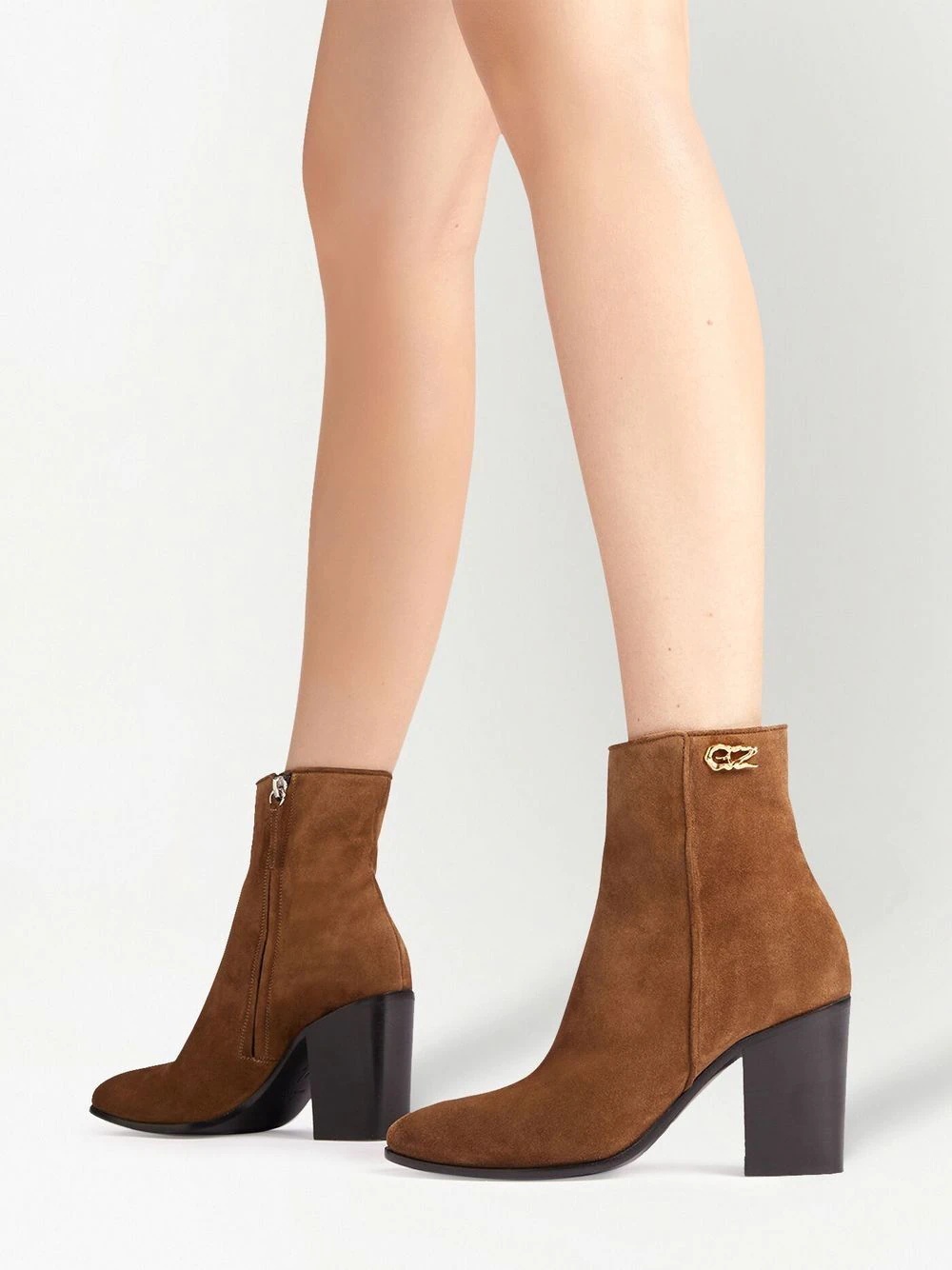 Enriette 80mm suede boots - 4