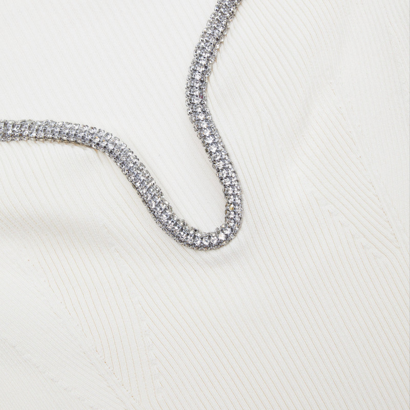 Off White Knit Feather Top 5