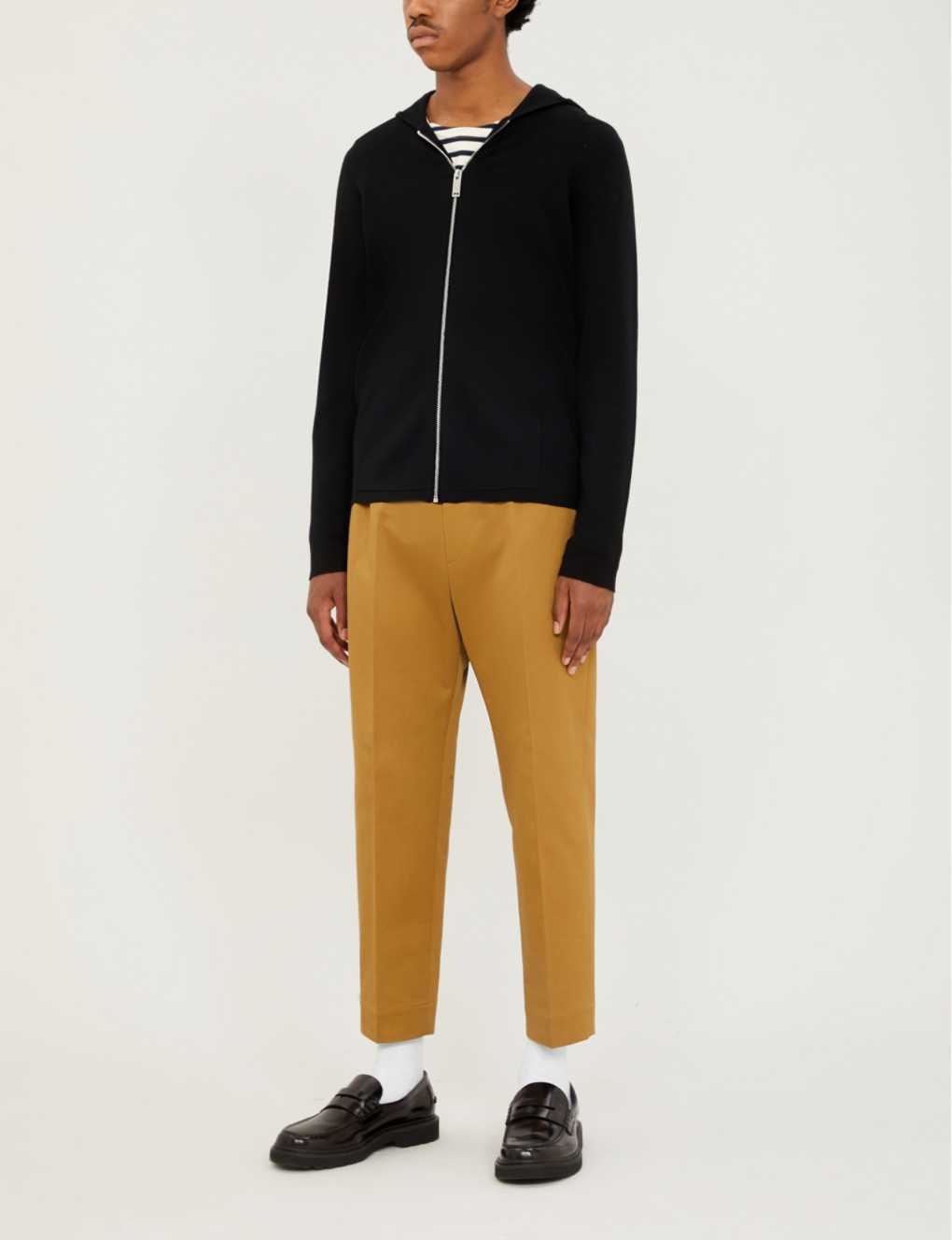 Wire long-sleeved wool hoody - 2