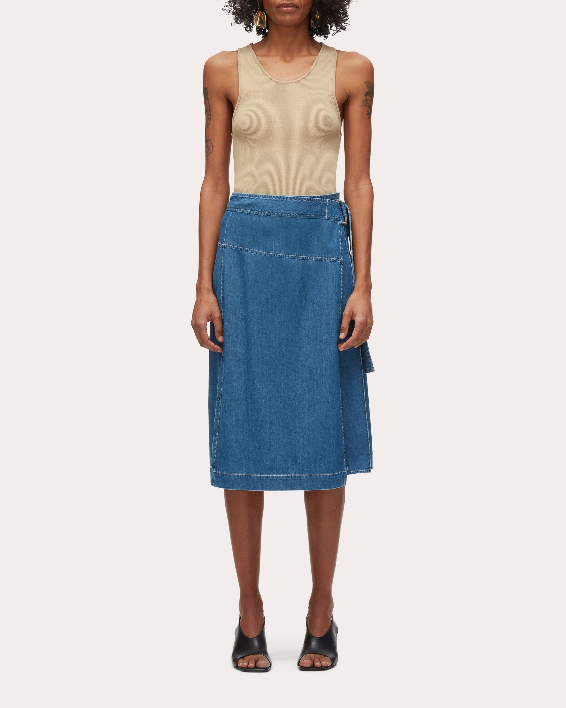 Ribbed Jersey-Knit Tank - 1