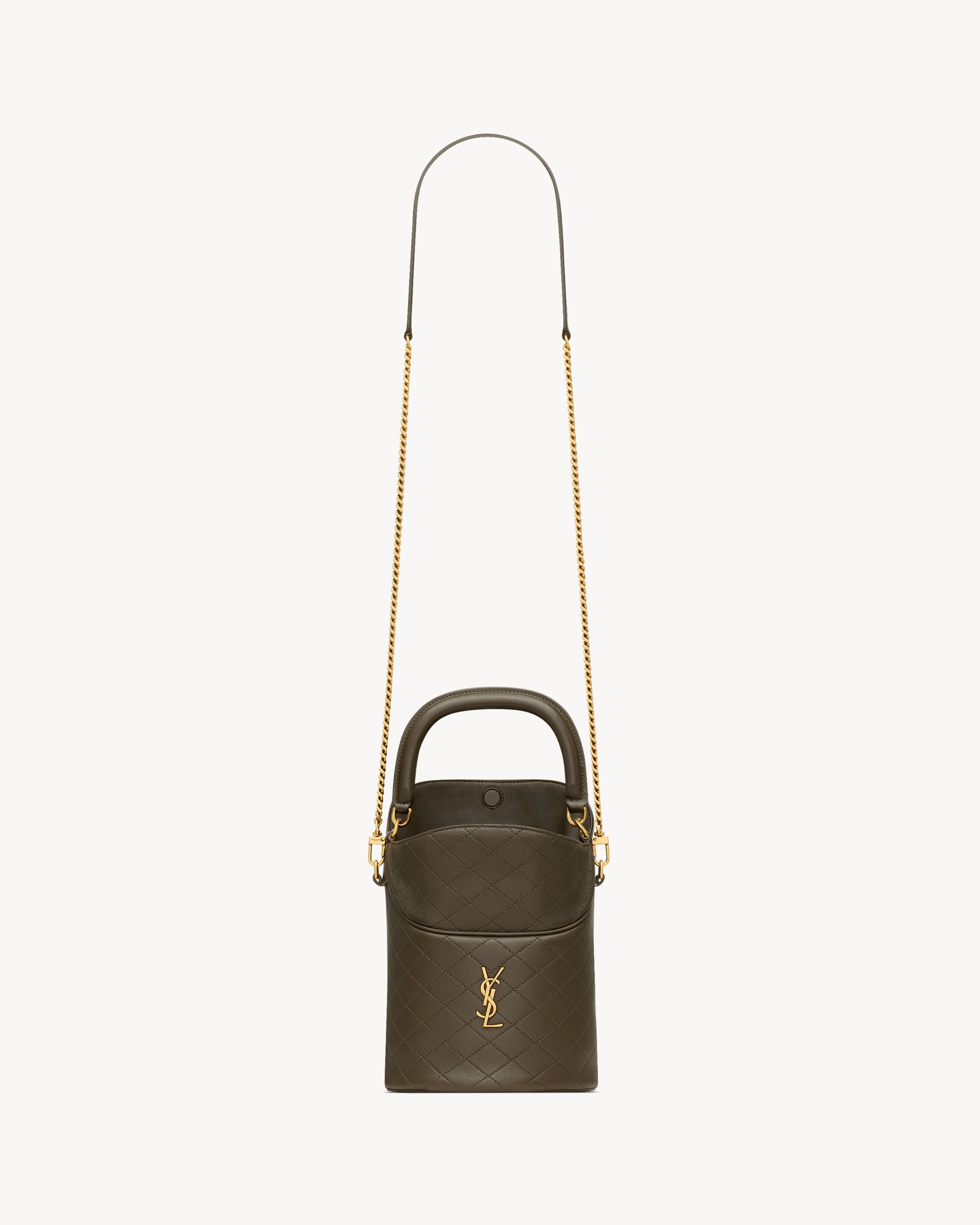 GABY BUCKET BAG IN LAMBSKIN - 5
