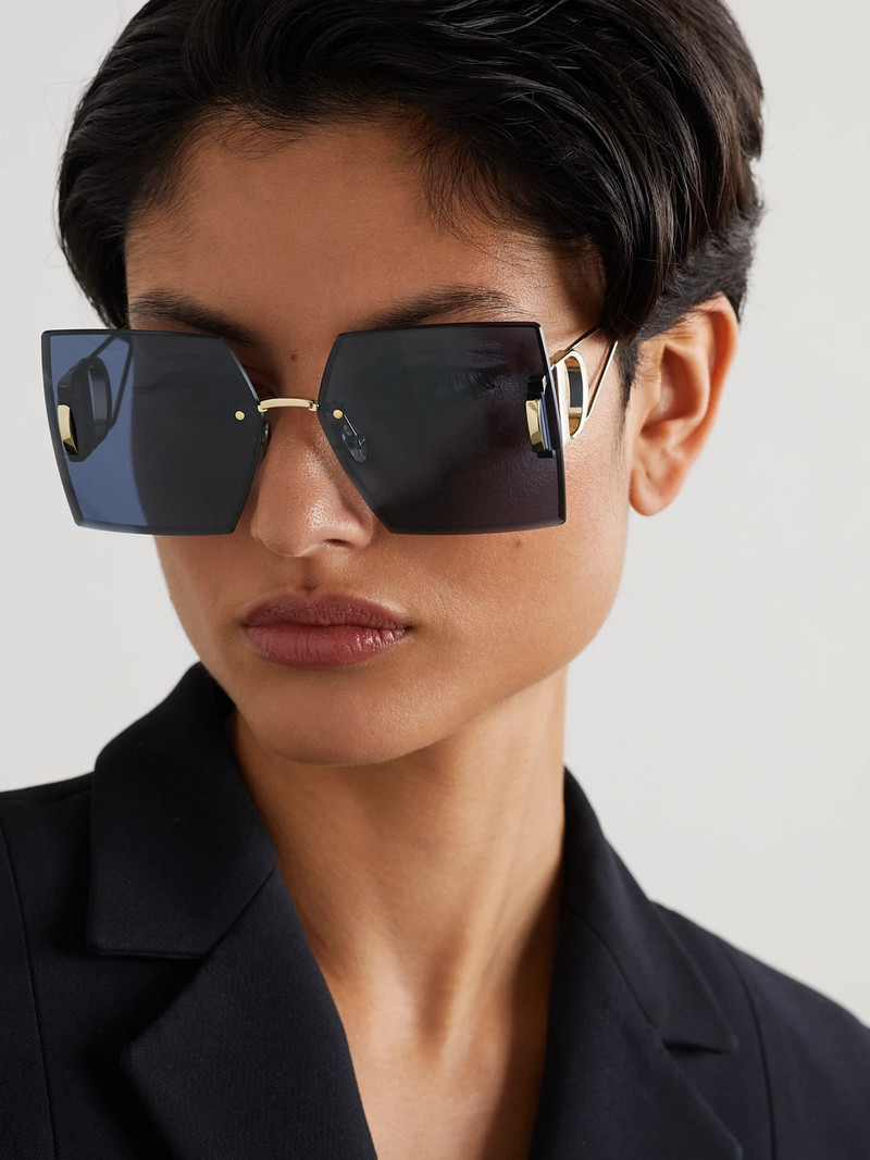 Dior 30montaigne S7u Square-frame Gold-tone Sunglasses outlook