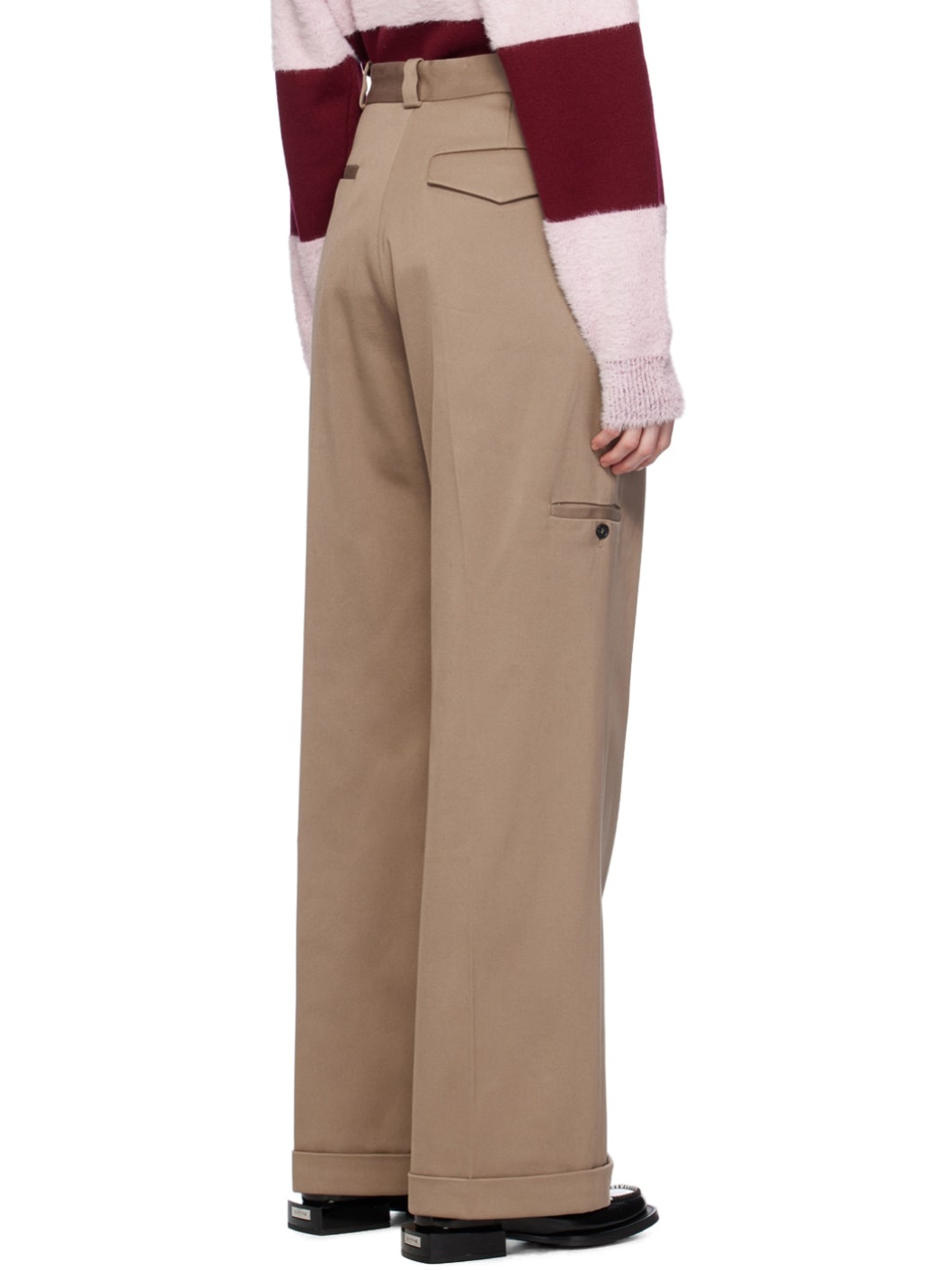 Beige Roxane Trousers - 3