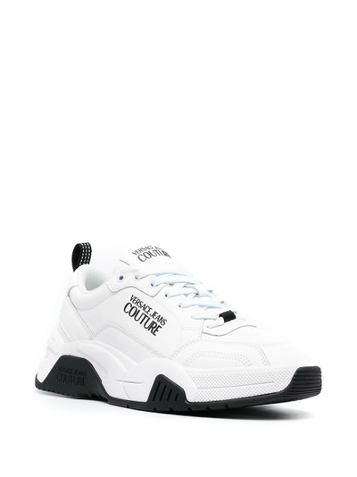 VERSACE JEANS COUTURE logo print sneakers outlook