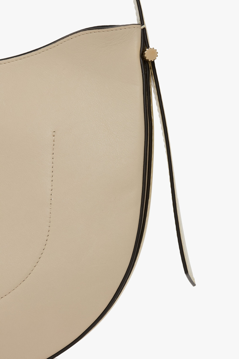 Victoria Beckham Dia Hobo Bag In Ivory Smooth Leather outlook