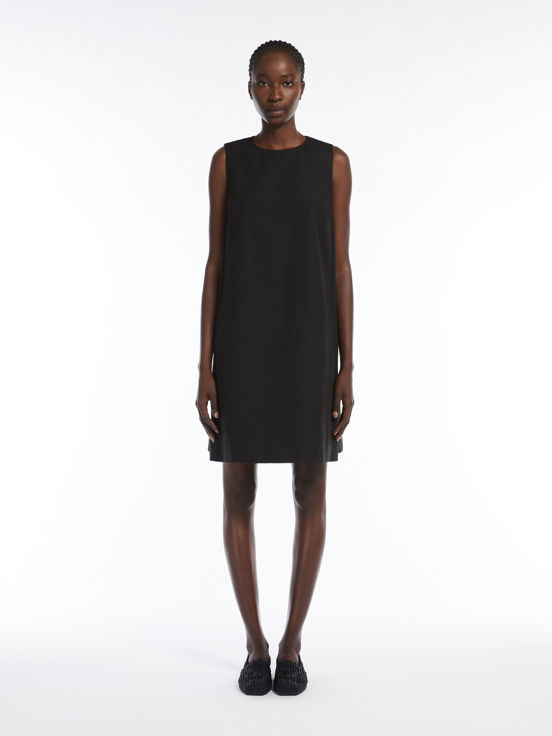 RACER Cotton and linen short dress - 3