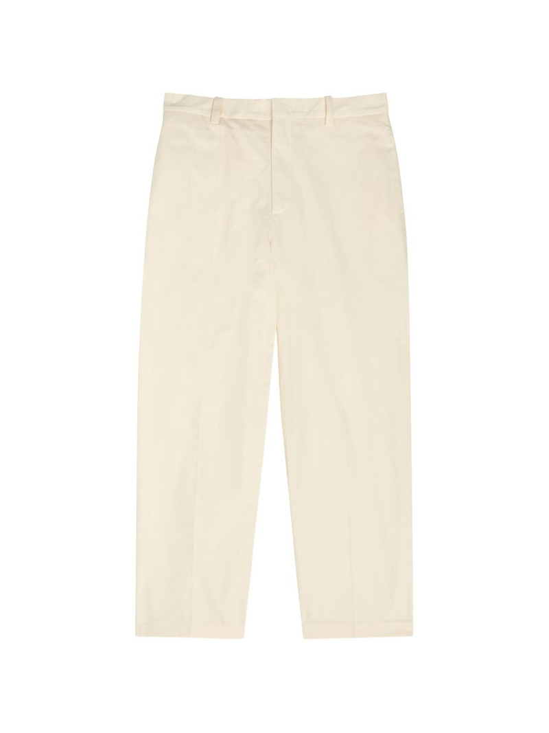 chalk straight-leg trousers 1