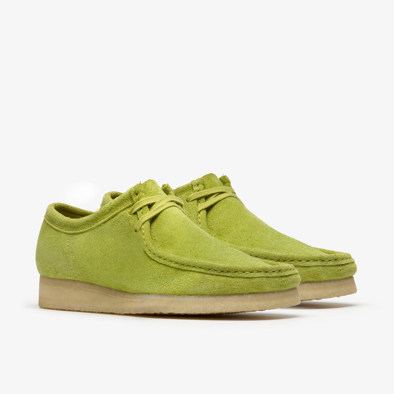Wallabee Lime Suede 4