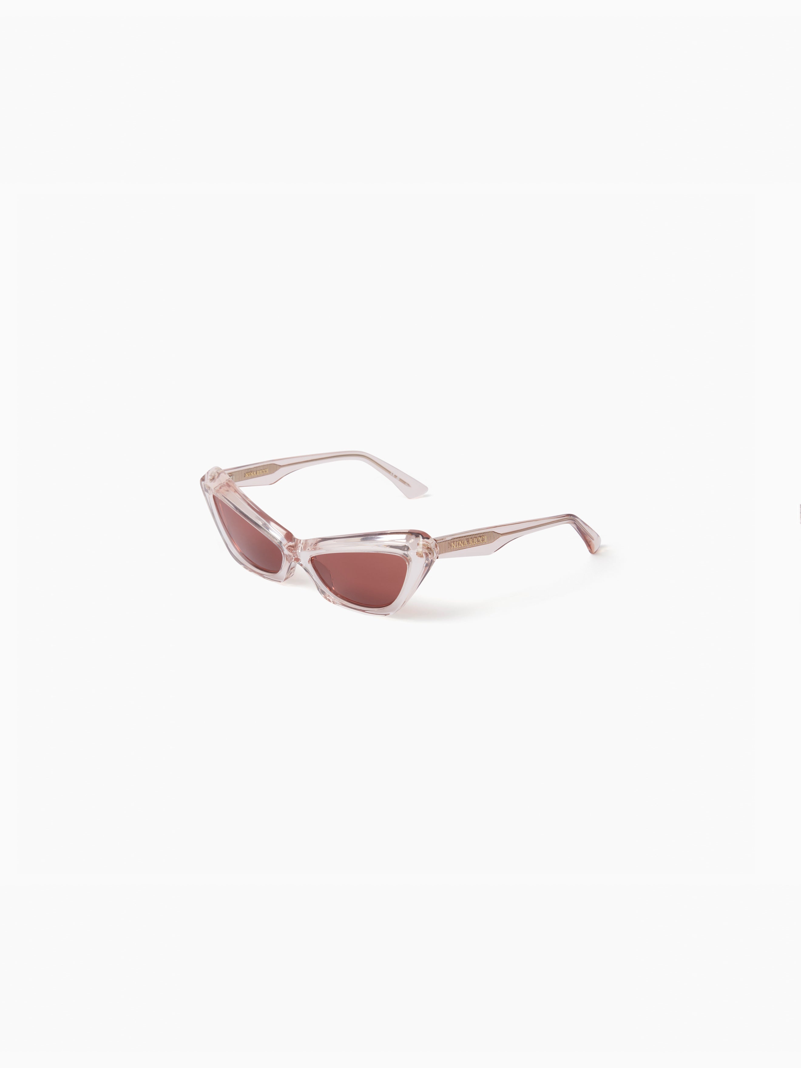 WAVES CAT-EYE TRANSPARENT SUNGLASSES - 6