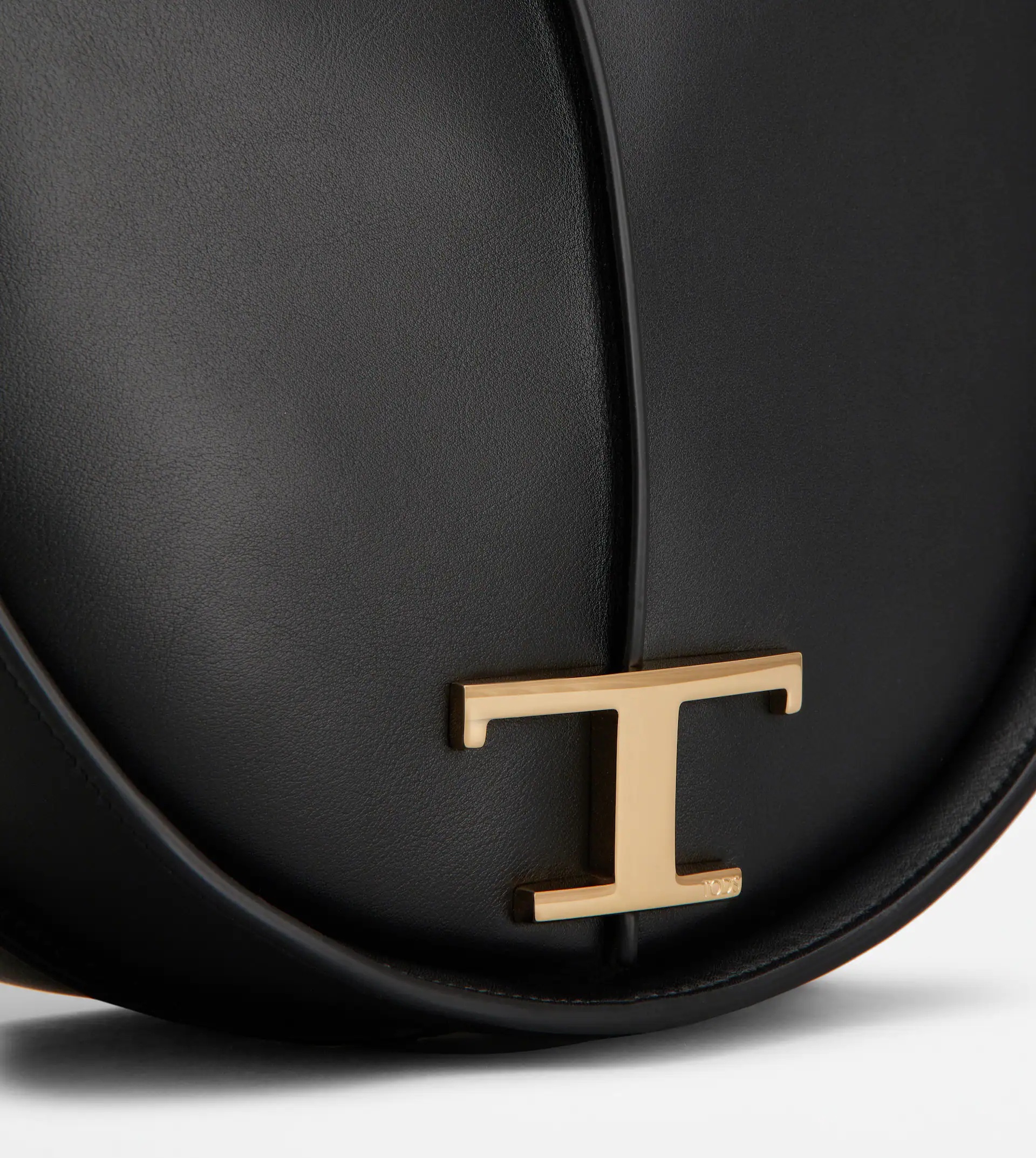 TIMELESS HOBO BAG IN LEATHER SMALL - BLACK - 5