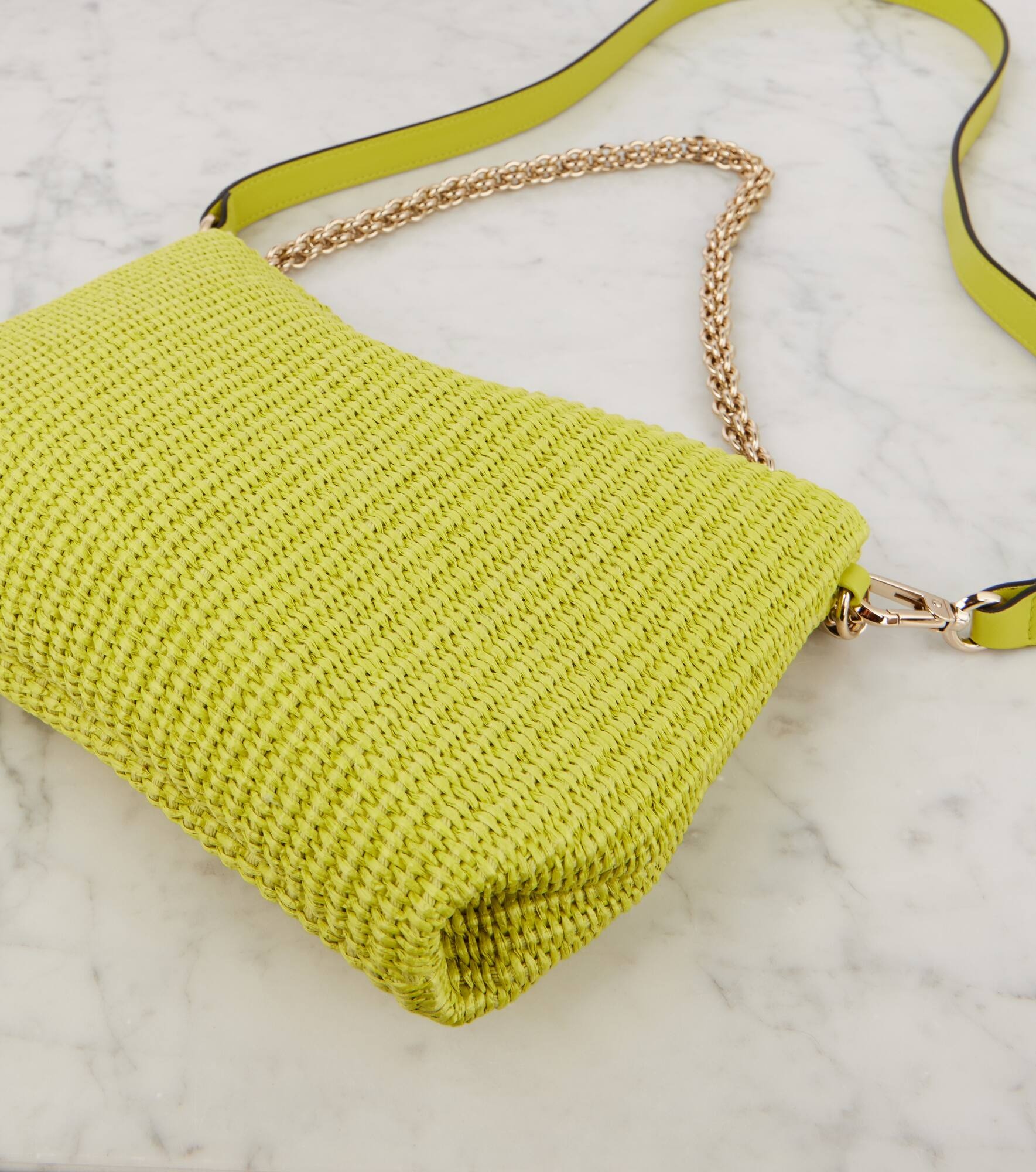 Callie raffia shoulder bag - 6