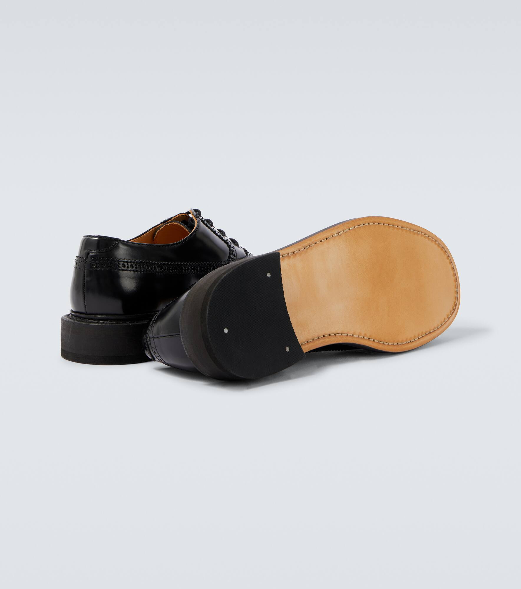 Brogue Parade leather derby shoes - 7