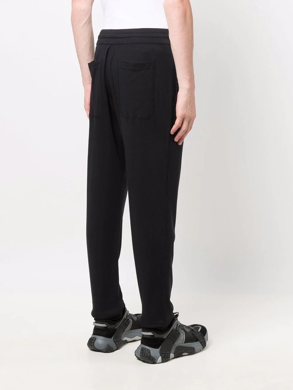 drawstring-waistband track pants - 4