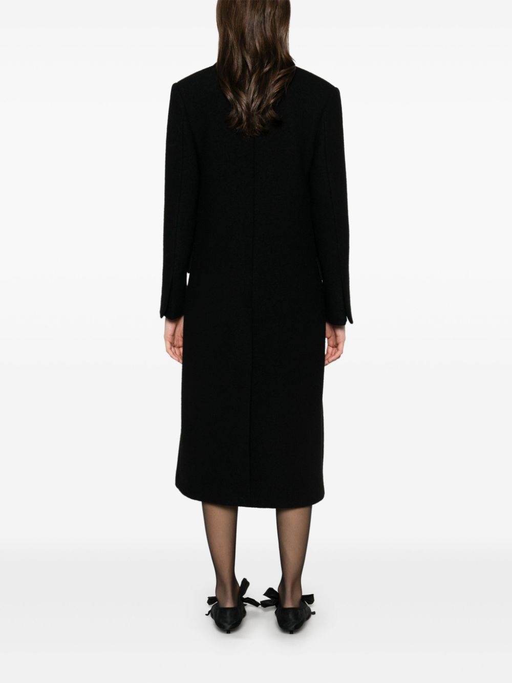 bouclé coat - 4