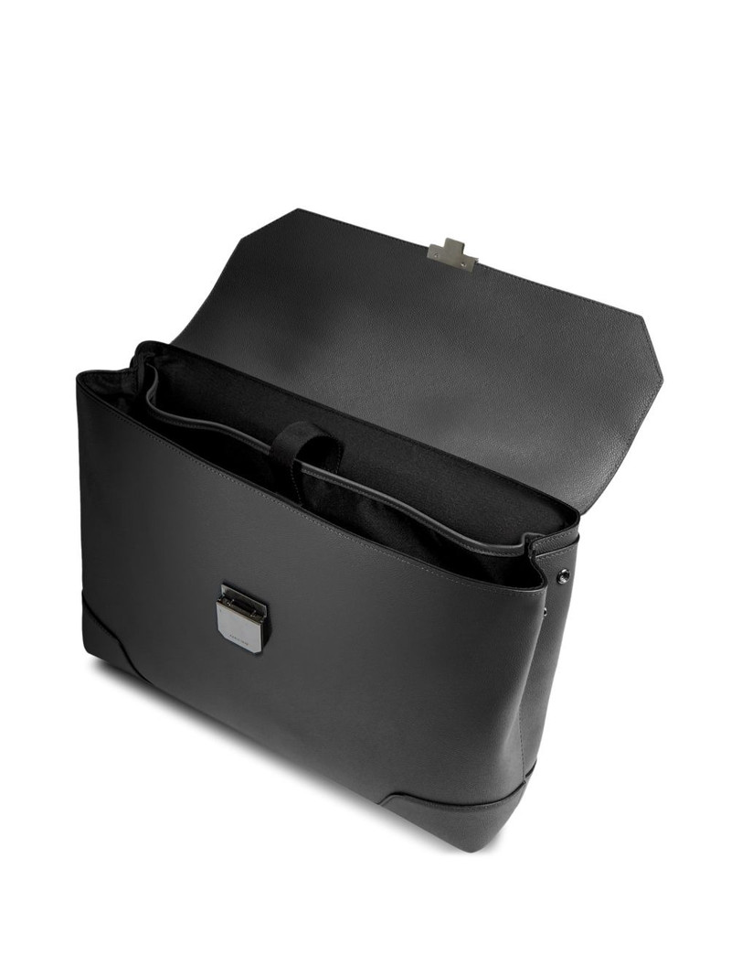 Charlie flap textured briefcase 3