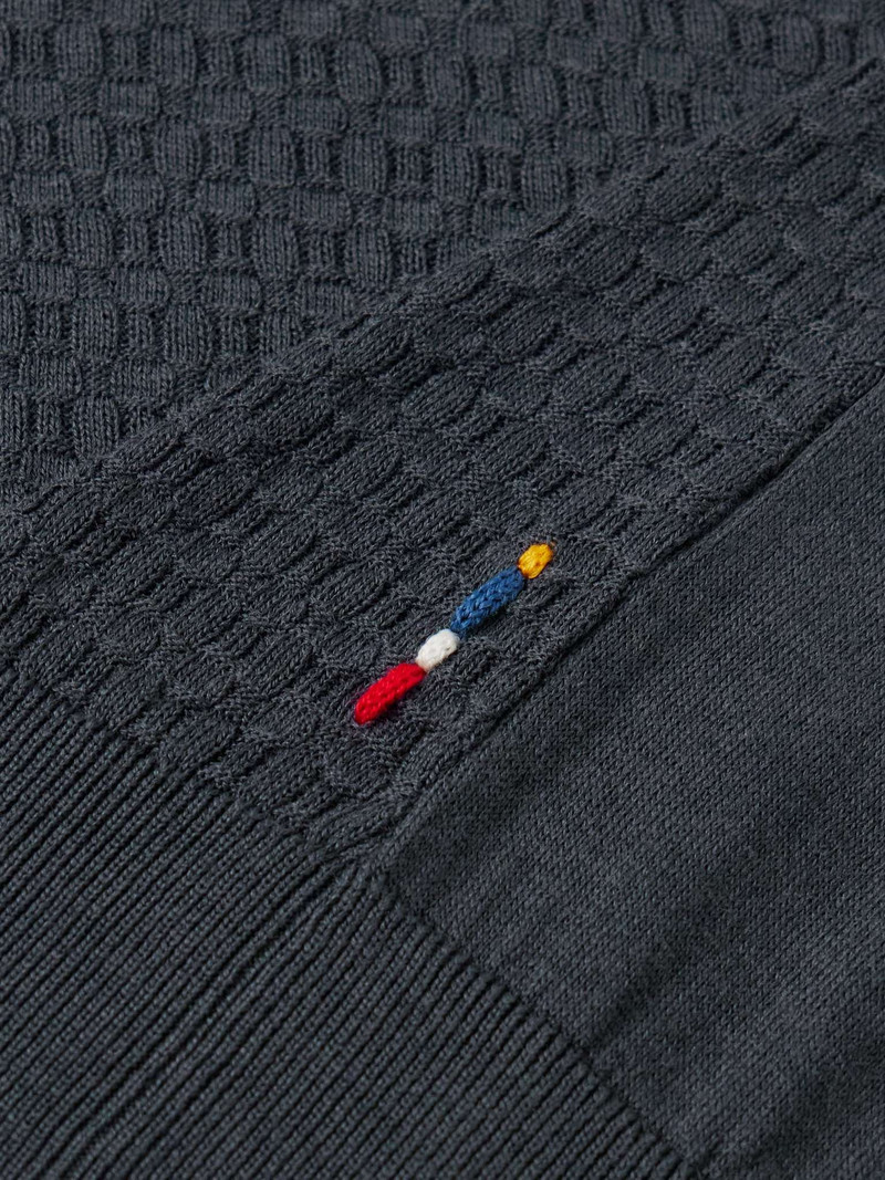 Burnham Slim-Fit Silk and Cotton-Blend Polo Shirt 5