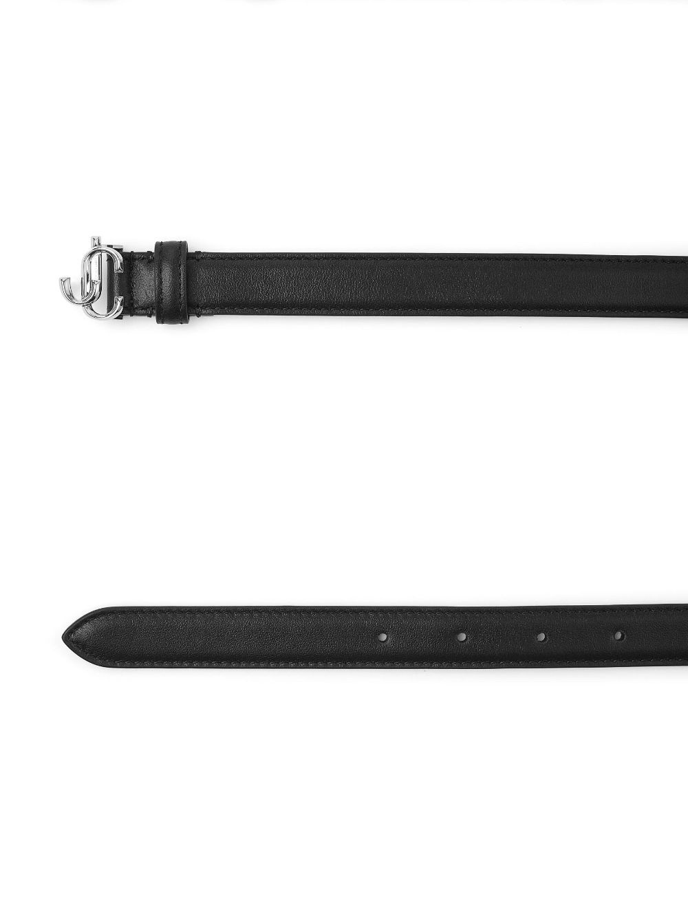 Helina logo-buckle leather belt - 3