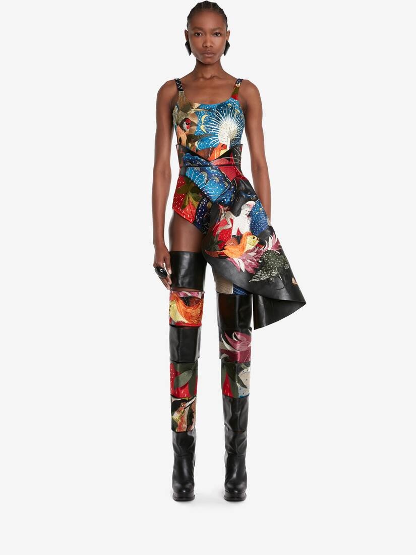 Women's Hieronymus Bosch Bodysuit in Multicolor - 2