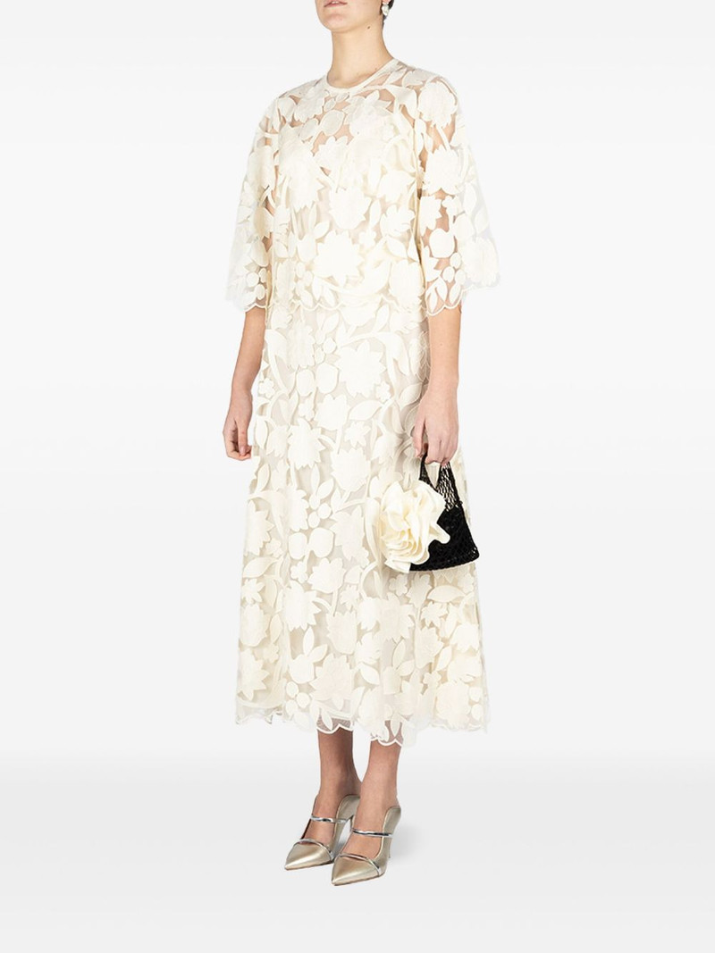 tulle embroidered midi skirt 3