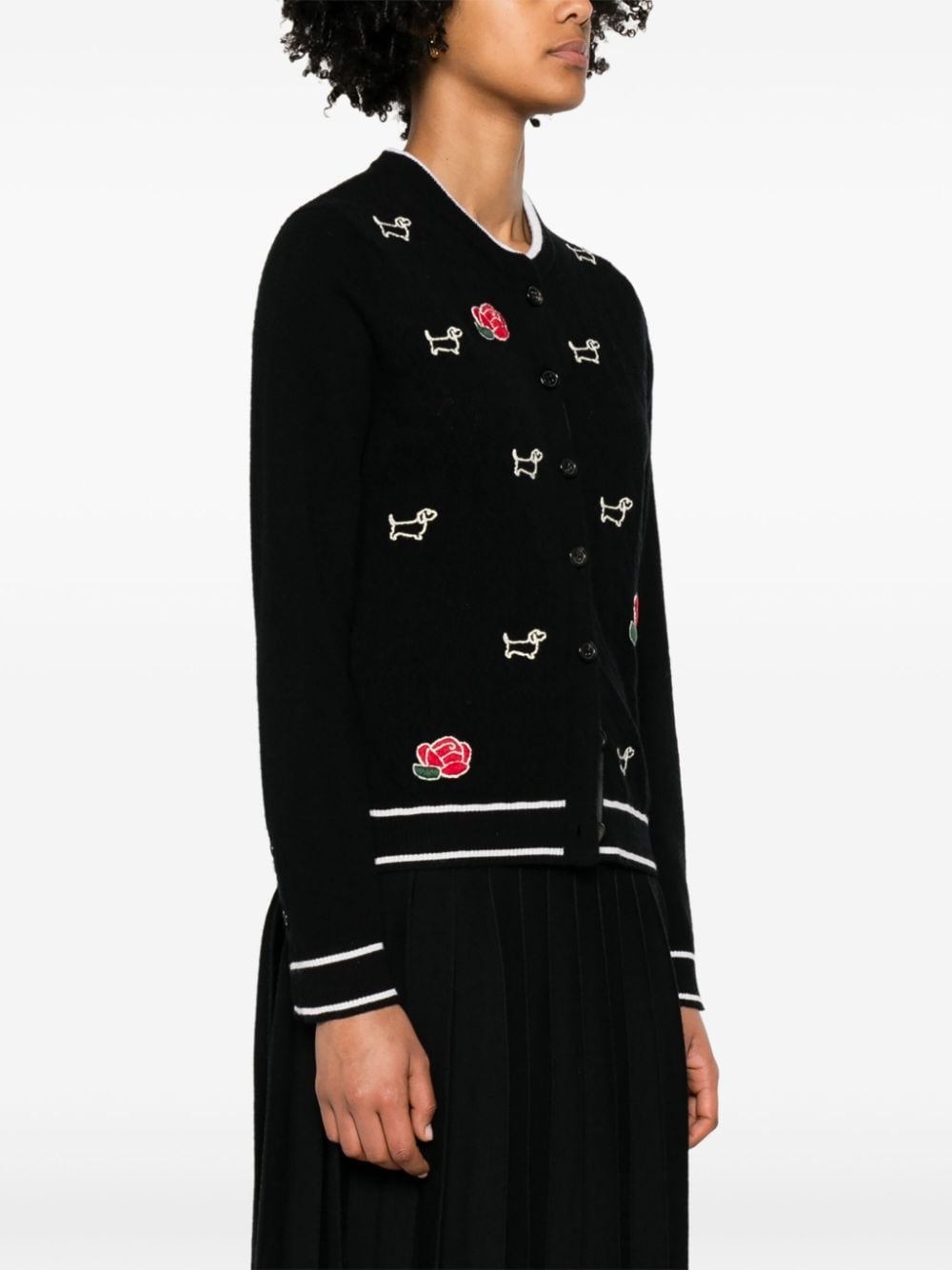 Hector And Rose embroidered wool cardigan - 3