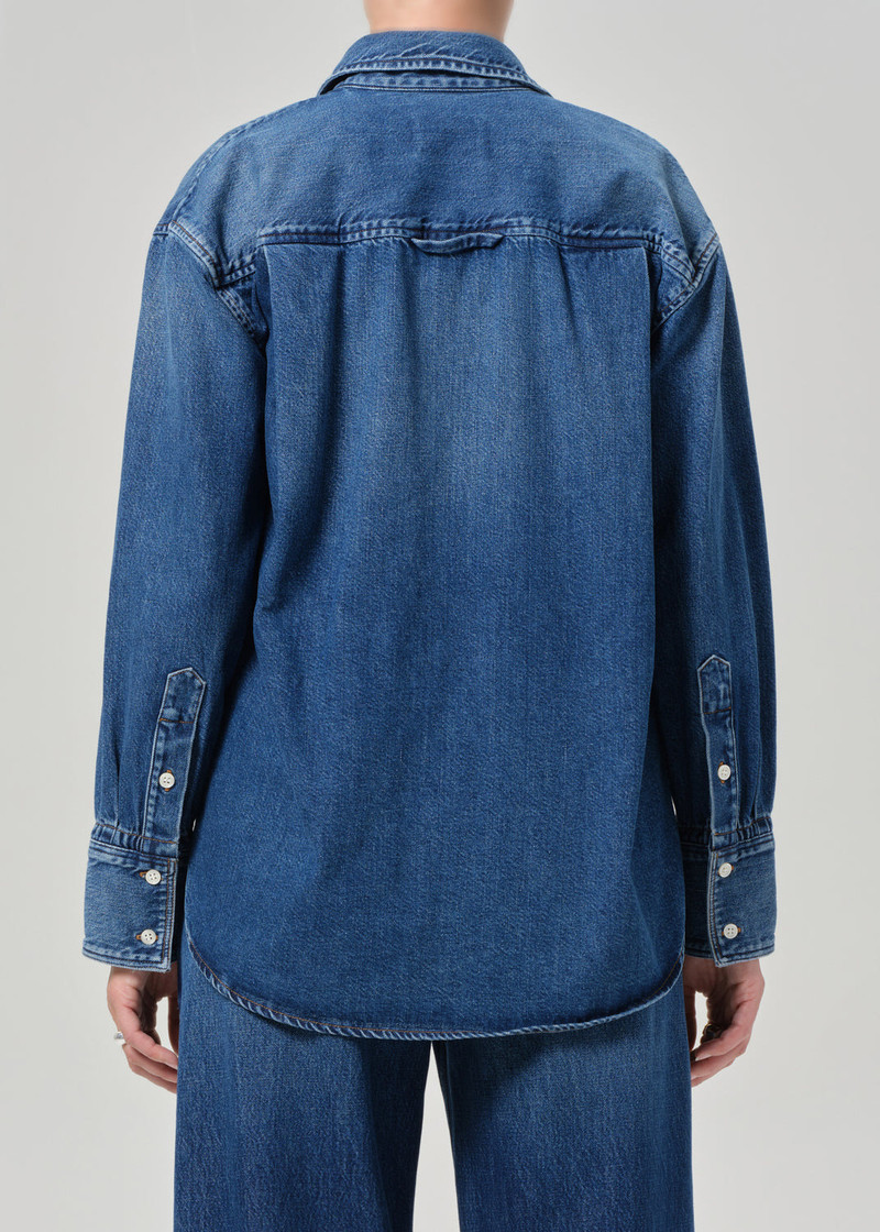 Harris Shirt In Clean Indigo 3