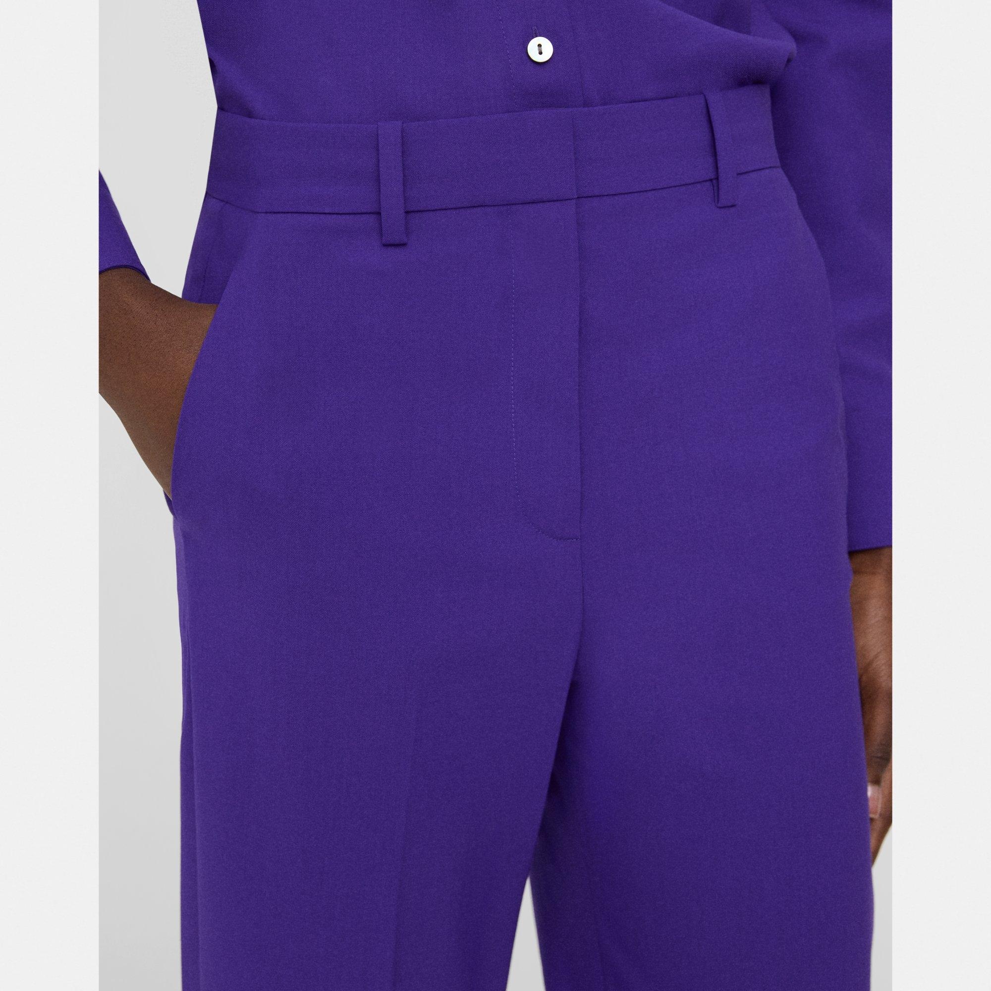 High-Waist Straight-Leg Pant in Good Wool - 4