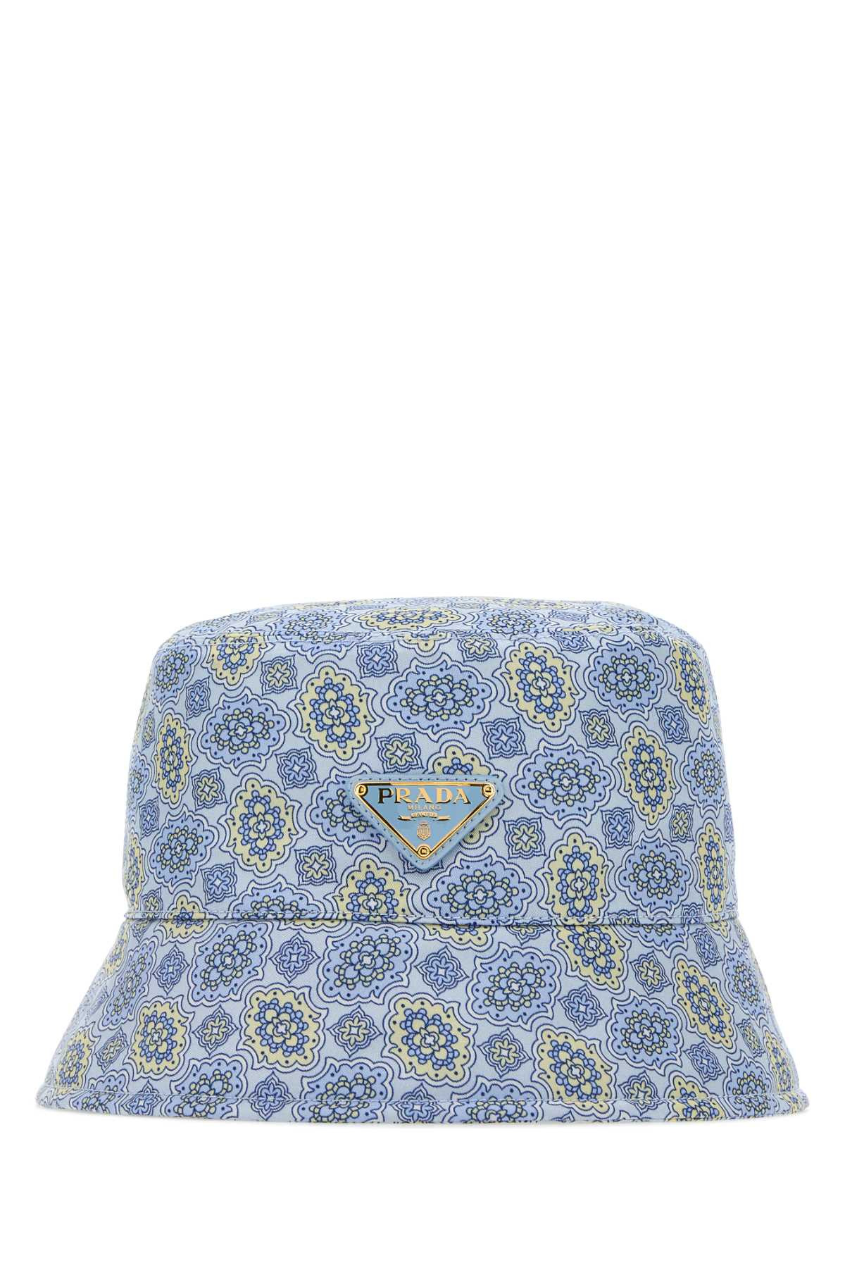 Prada Women Printed Re-Nylon Bucket Hat - 2