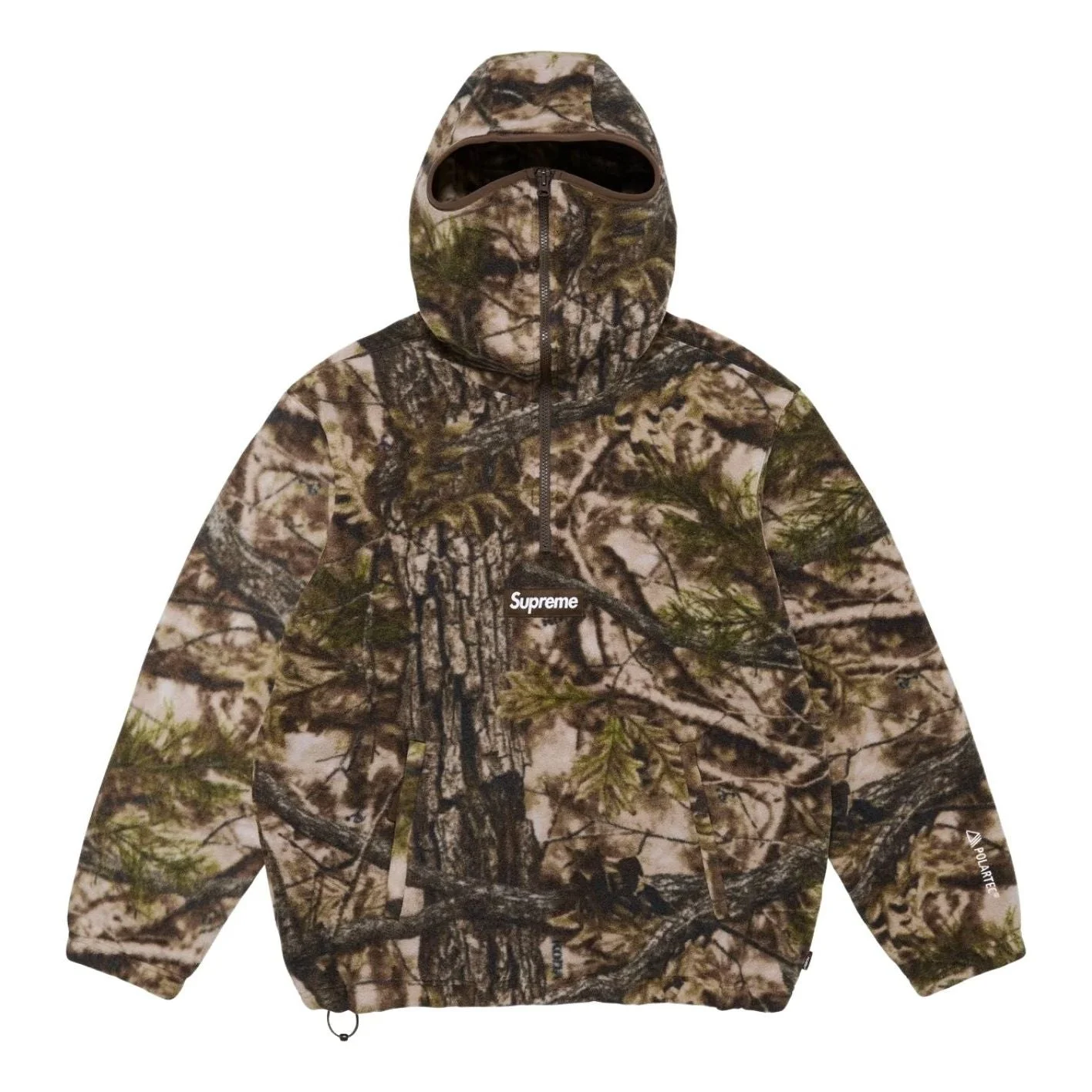 Supreme FW25 Polartec Face Mask Half Zip Hooded Sweatshirt 'TrueTimber Koda Camo' SUP-FW25-064-CAM - 1