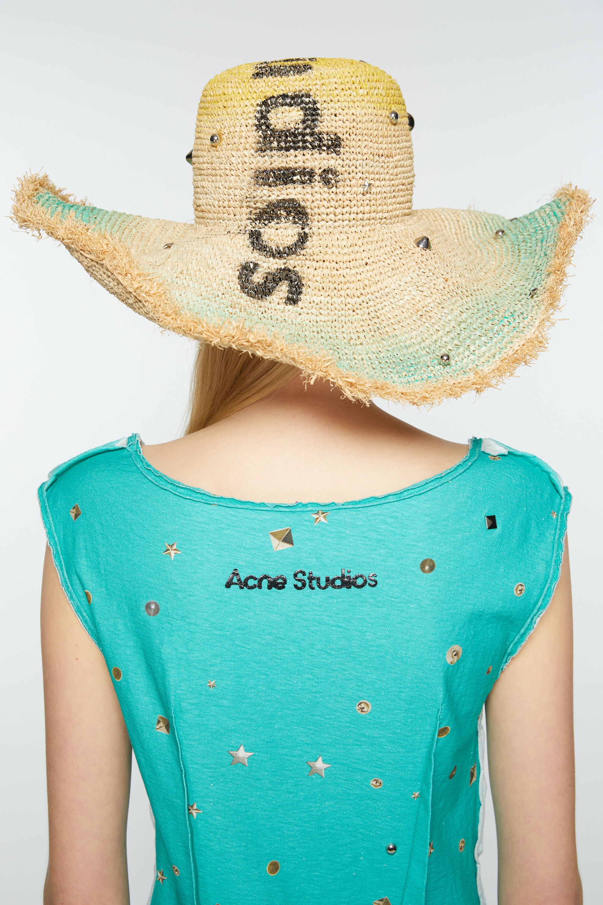 Printed tank top - Emerald green - 4