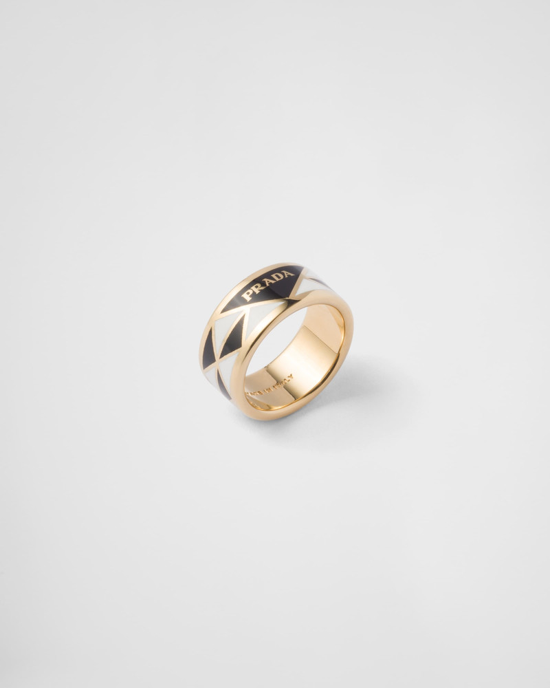 Enameled metal ring 3