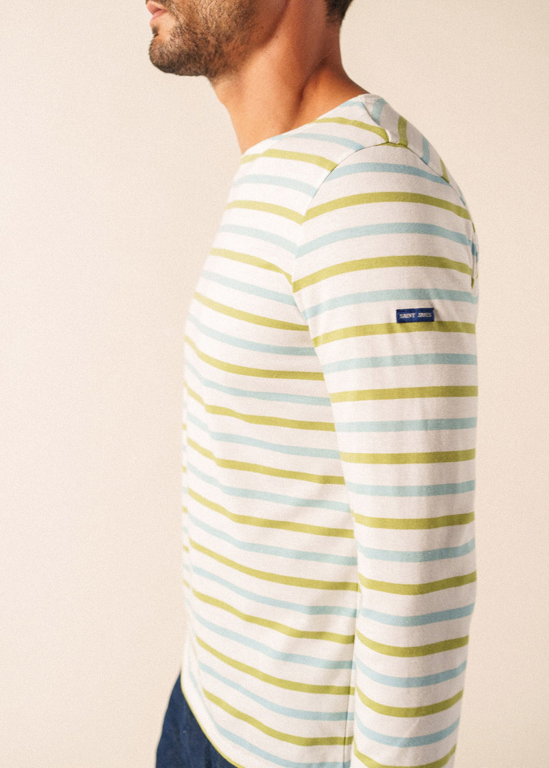 MINQUIERS MODERN TRI Tri-Color Breton Shirt 5