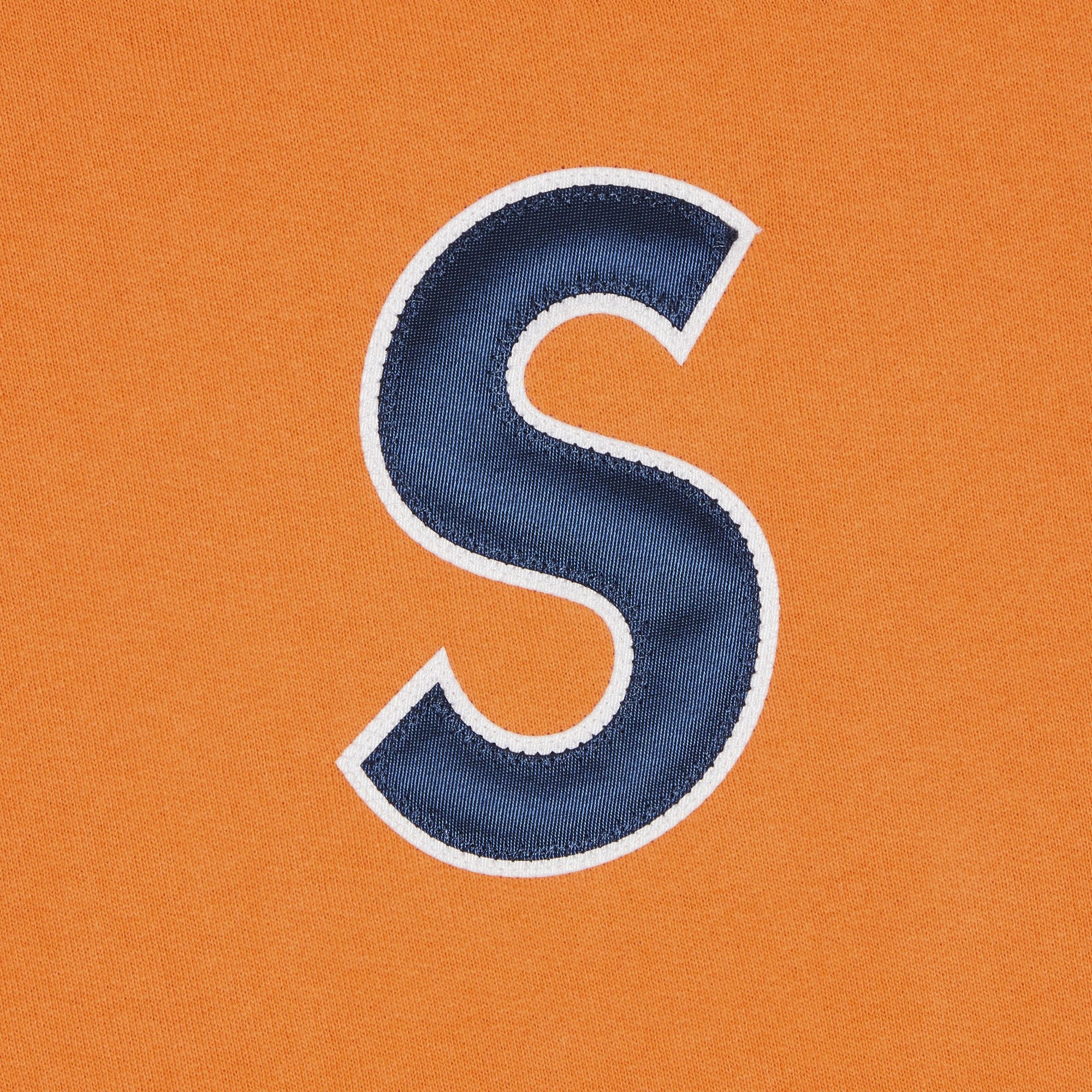 Supreme S Logo Hooded Sweatshirt 'Light Orange' - 2