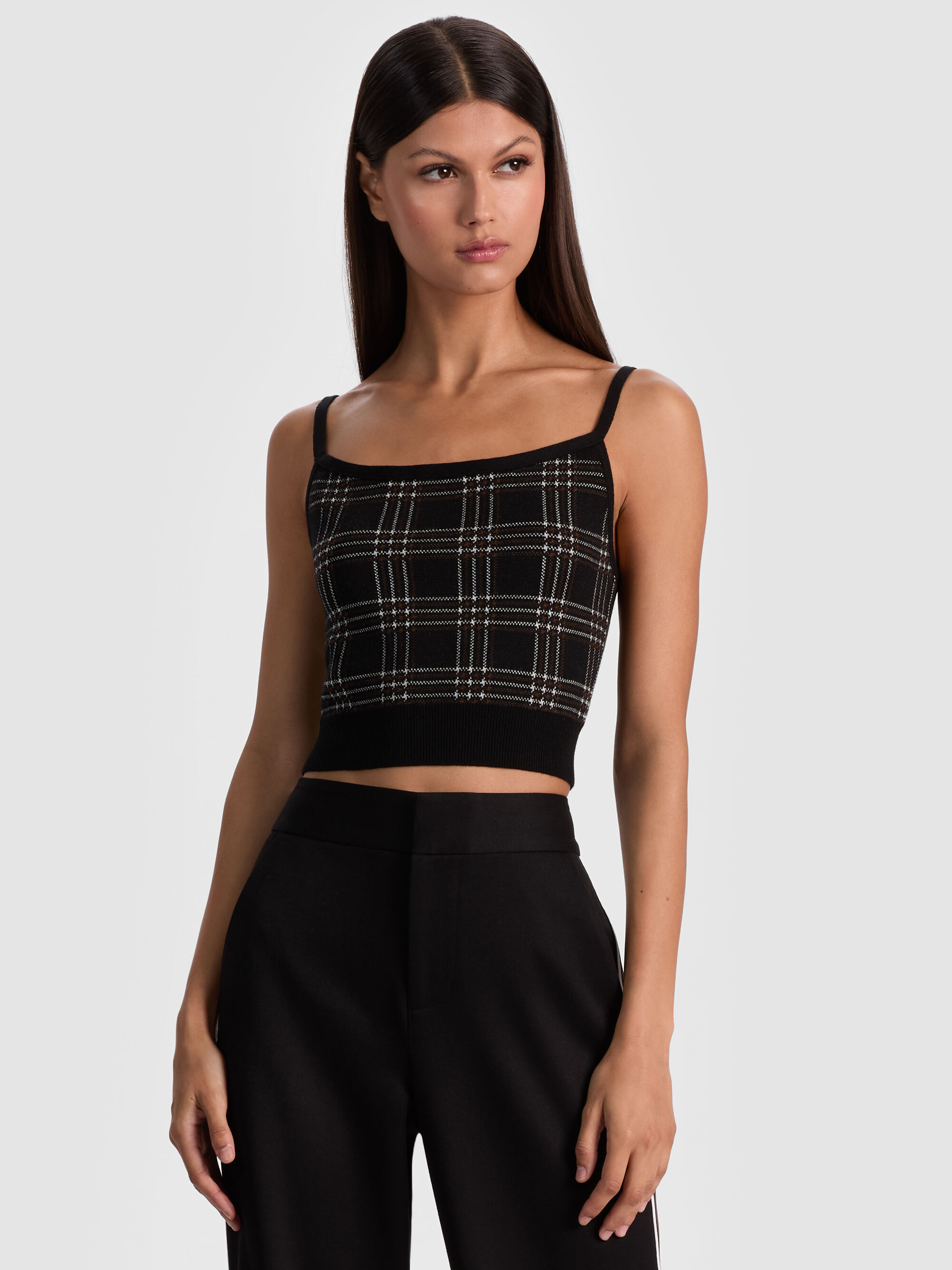 MAUDE PLAID BRALETTE - 2