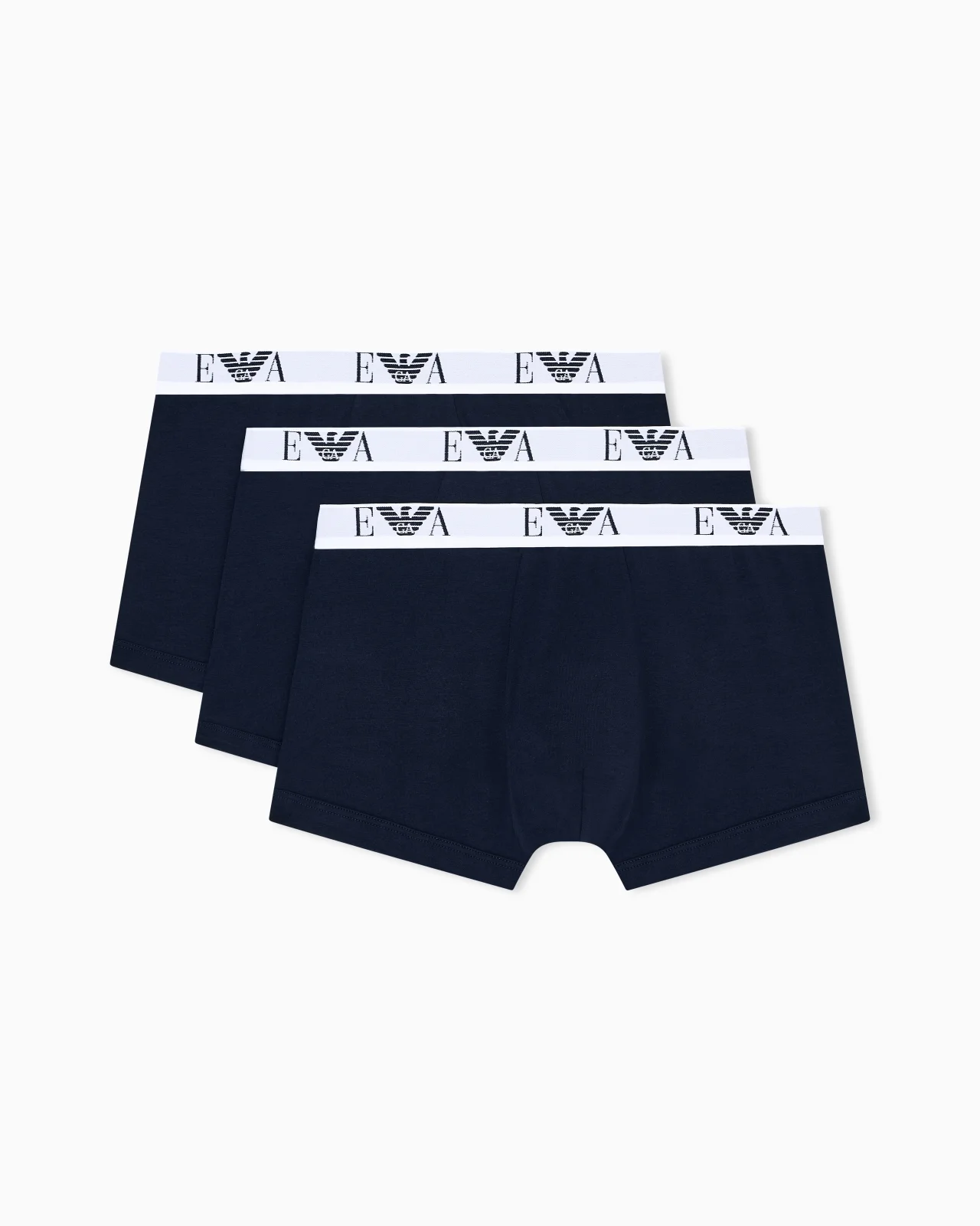 THREE-PACK OF STRETCH JERSEY BOXER BRIEFS WITH EA LOGOBAND - 1