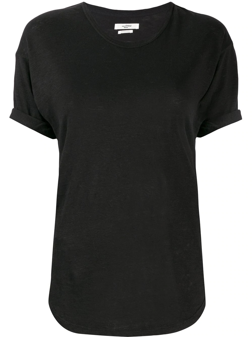 slim-fit linen t-shirt - 1