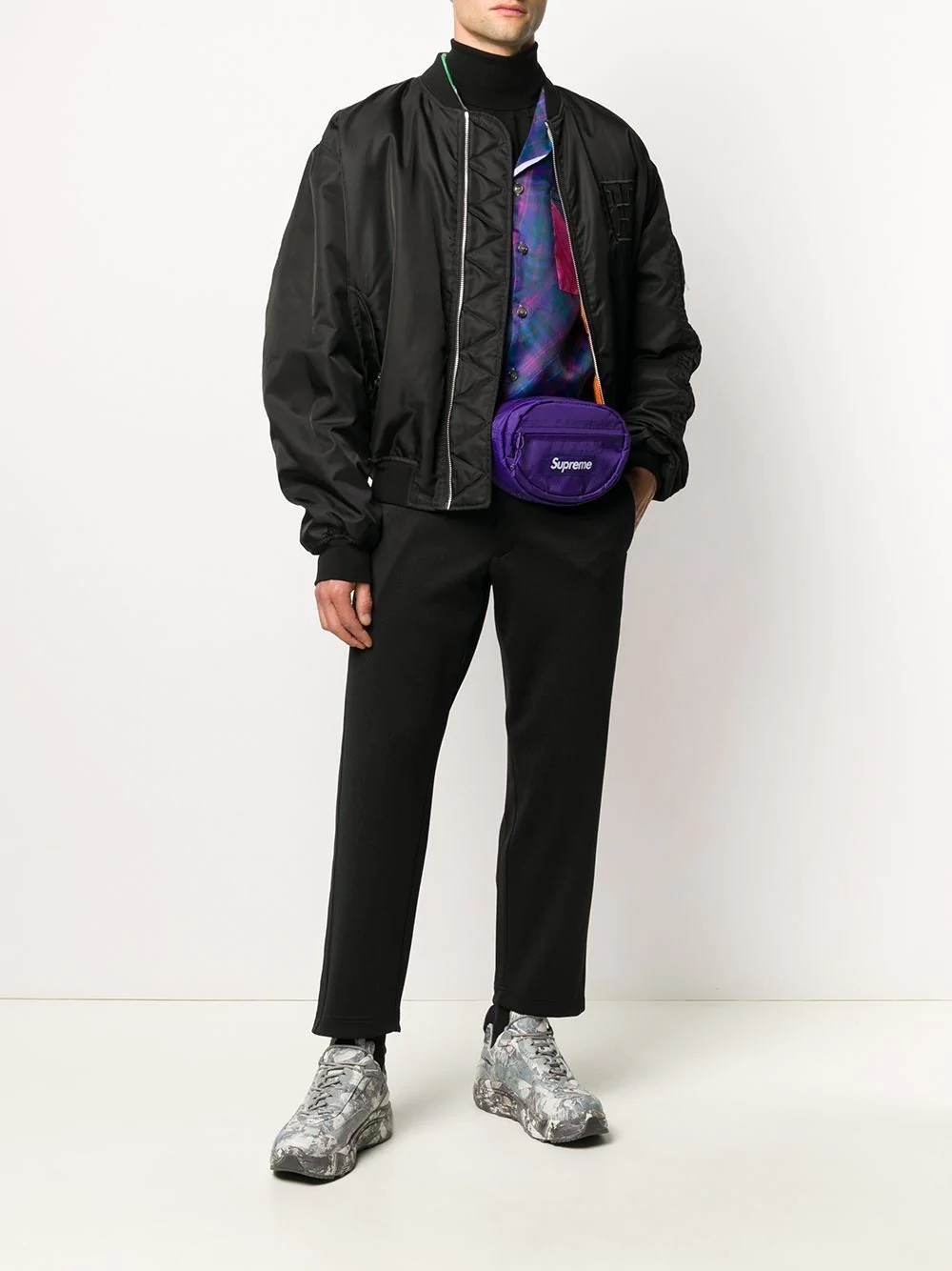 Rural Cross zip-up bomber jacket - 2