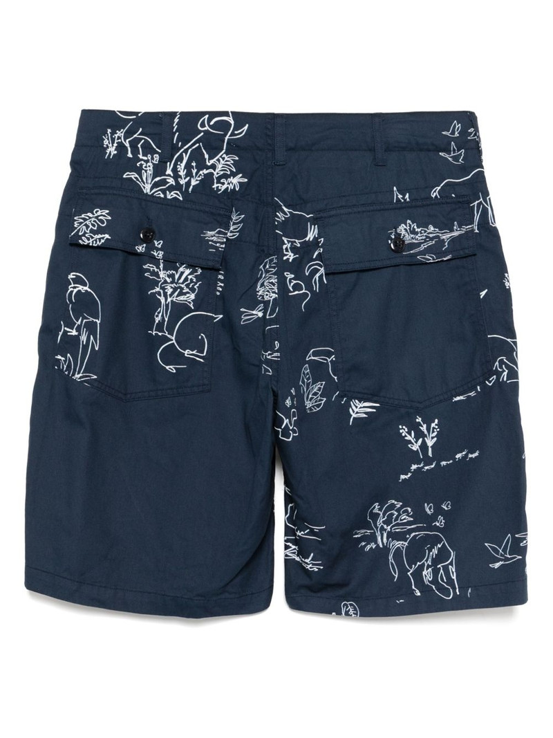 Engineered Garments graphic-printed shorts outlook