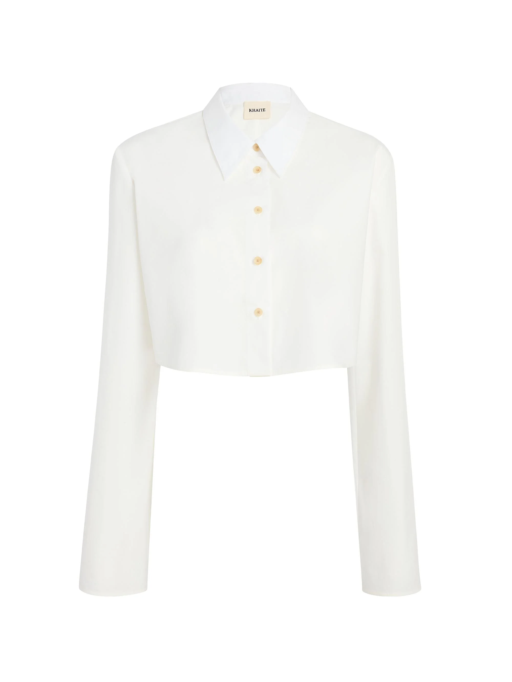 Women's Fritz Cotton Boxy Shirt - Chalk - 1