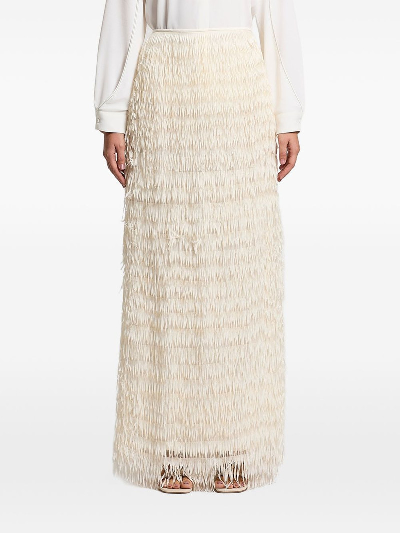 fringed maxi skirt 1