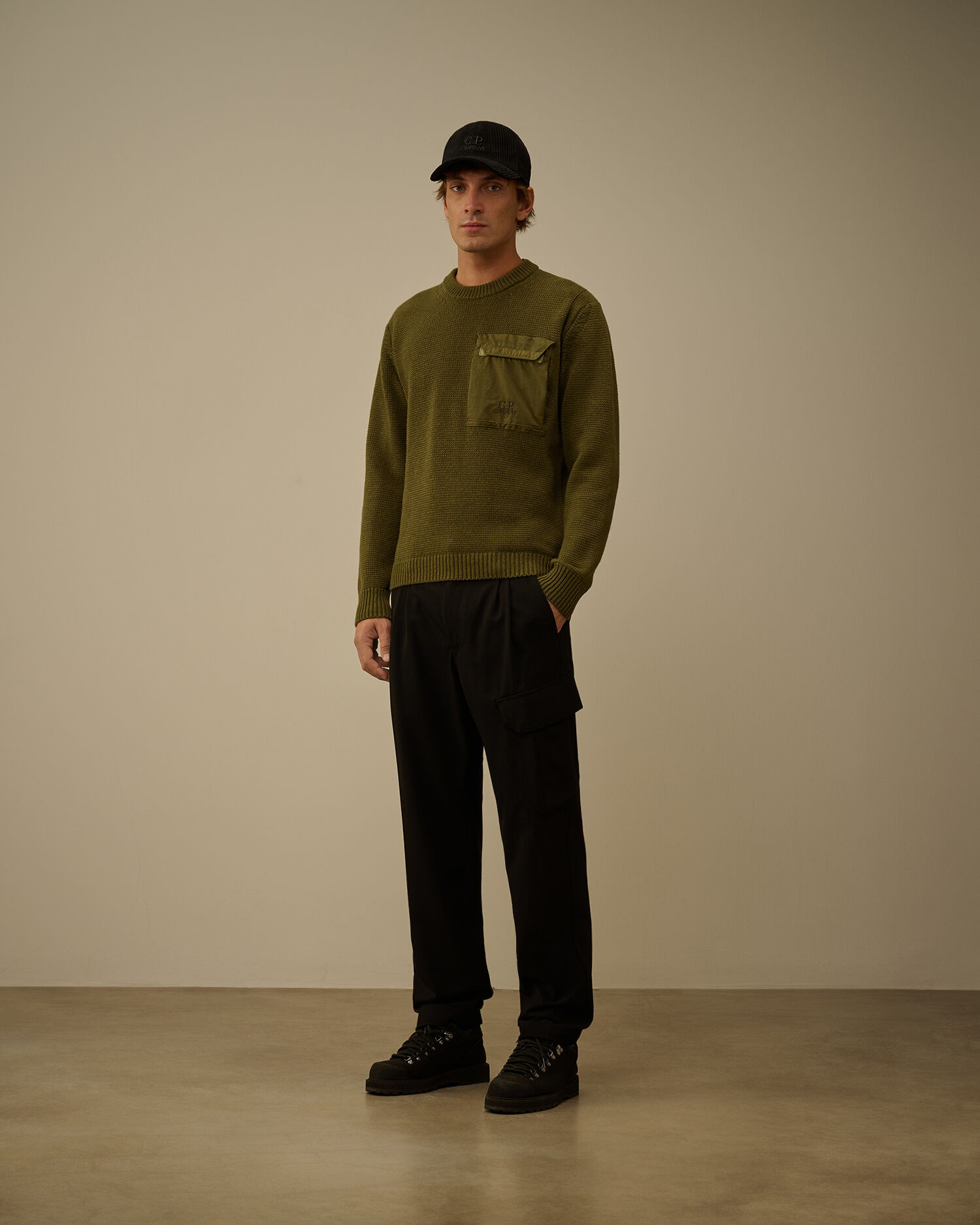 Lambswool Mixed Crewneck Sweater - 2
