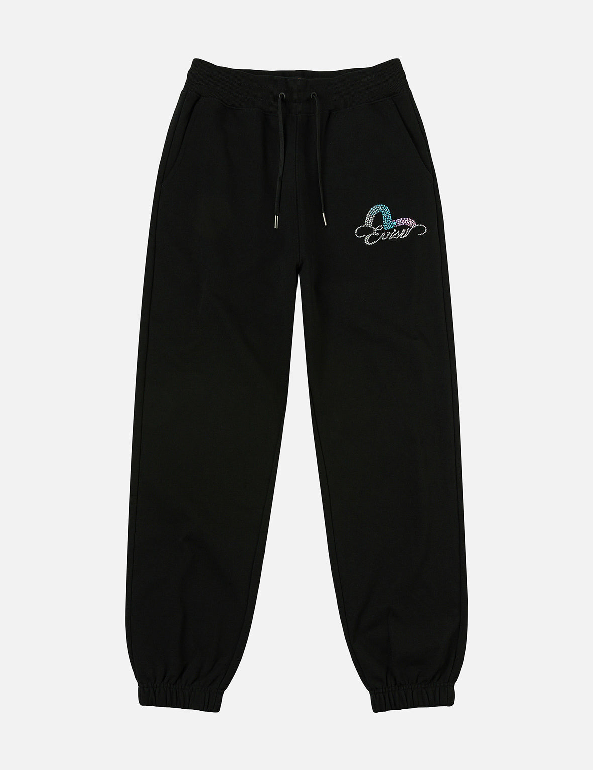 Seagull and Logo Rhinestone Regular Fit Sweatpants - 3