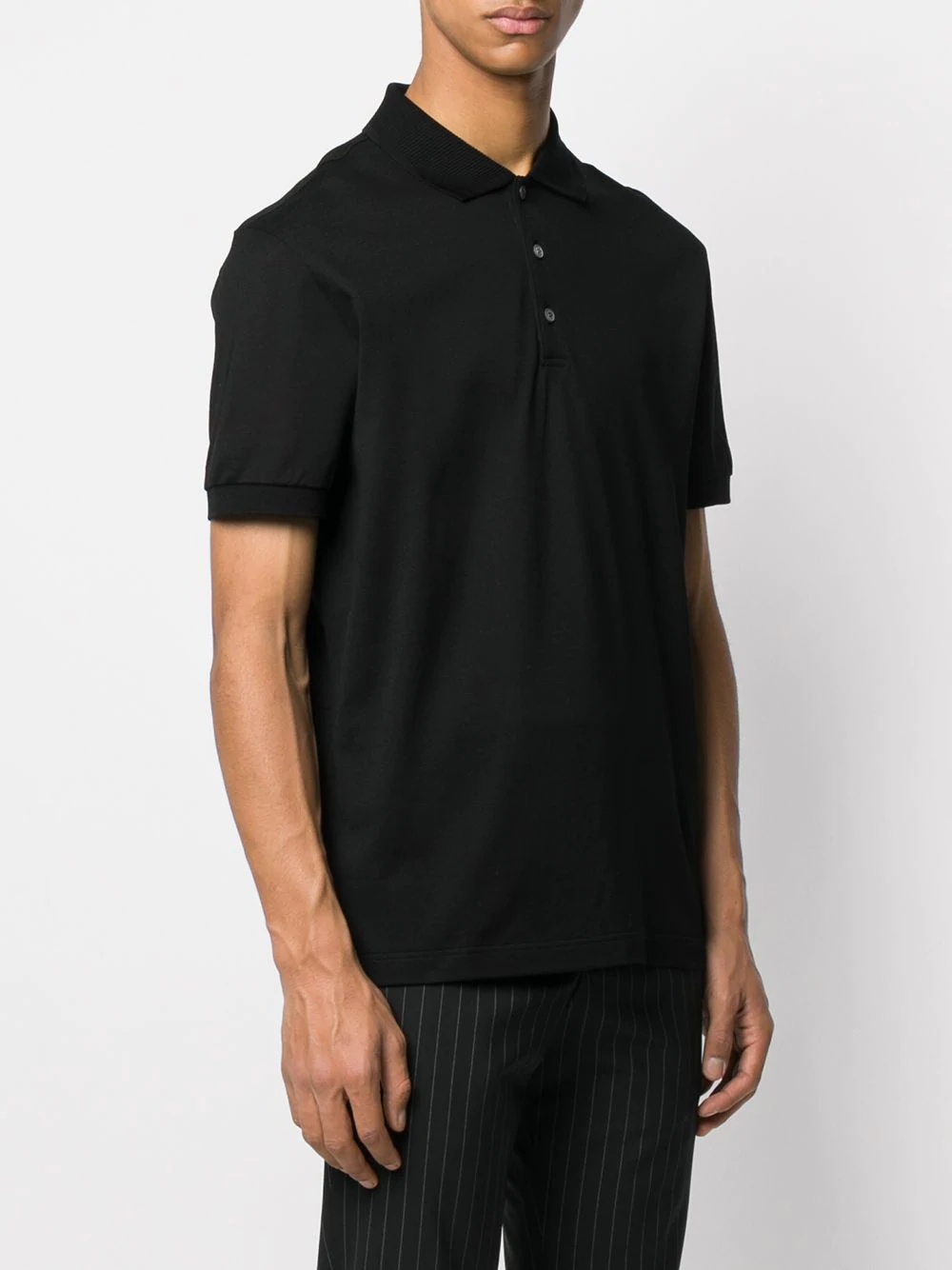 embroidered logo polo shirt - 3