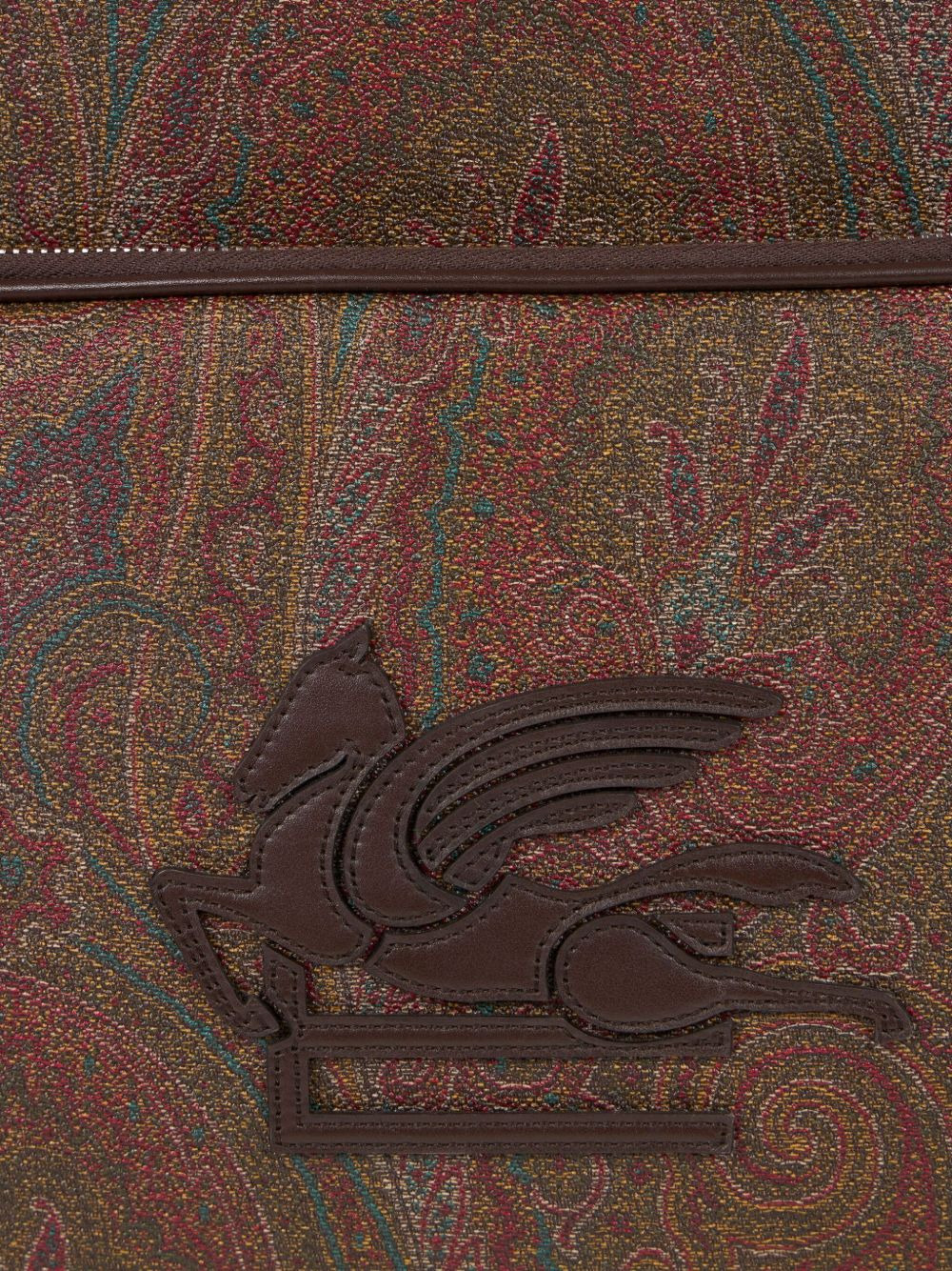 paisley-jacquard backpack - 4