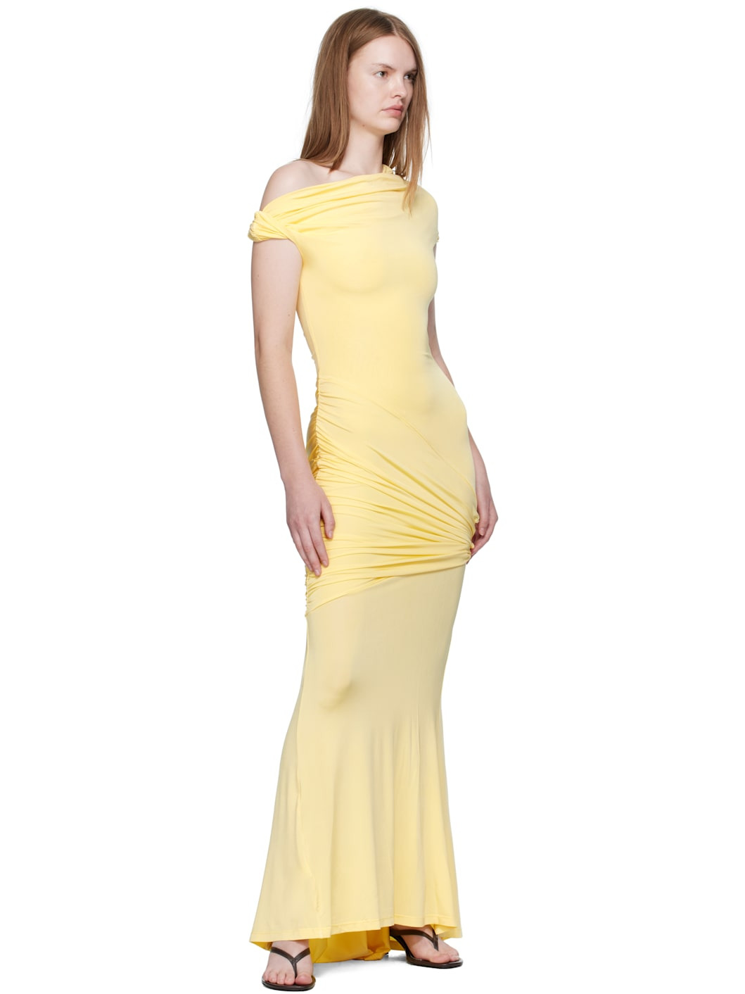 Yellow Pascal Maxi Dress - 4