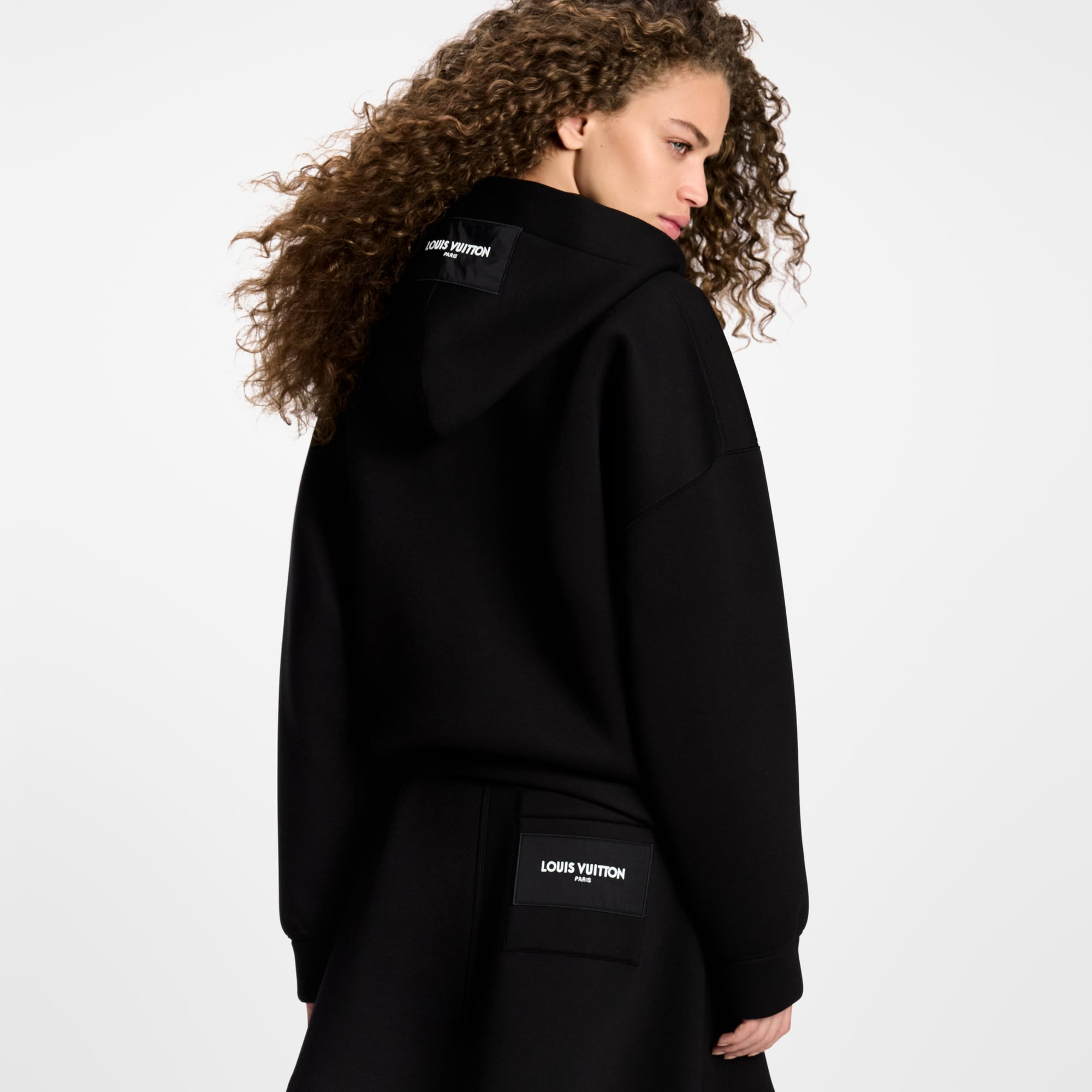 Monogram Scarf Zip-Up Hoodie - 7